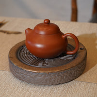 *新品*【銅錢】金屬鎏金古銅釉窯變陶器壺承