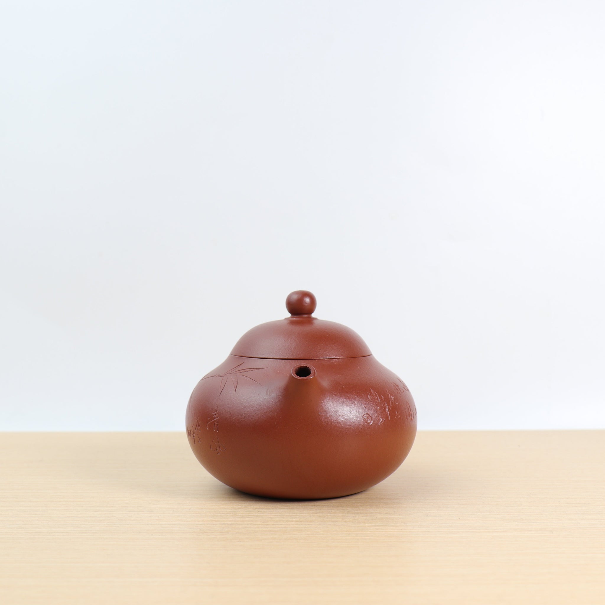 *Autumn Reward｜Buy one get three free* [Wendan] Small Coal Kiln Zhuni Calligraphy Carved Purple Clay Teapot