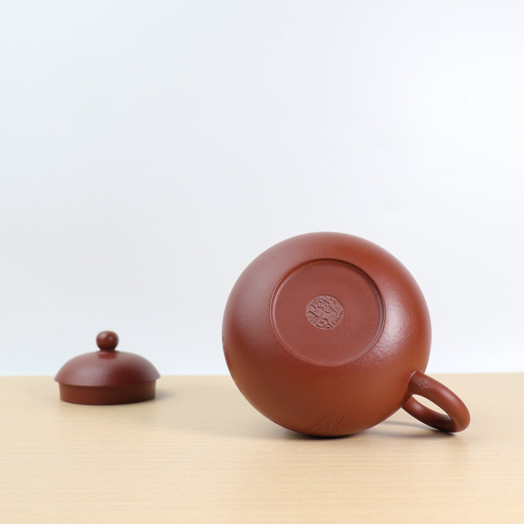 *Autumn Reward｜Buy one get three free* [Wendan] Small Coal Kiln Zhuni Calligraphy Carved Purple Clay Teapot