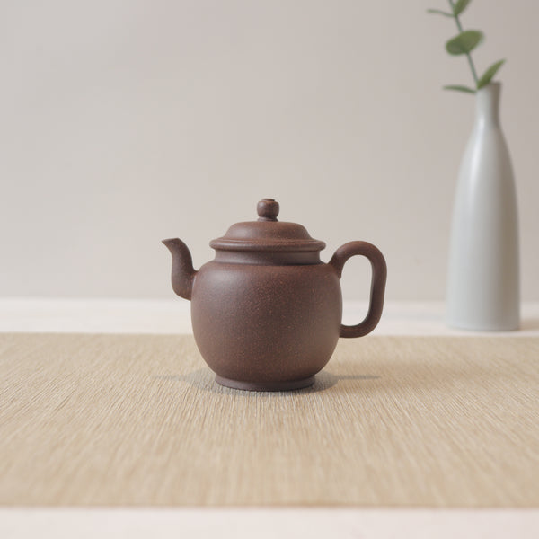 *新品*【束腰宮燈】全手工原礦段泥摹清紫砂茶壺