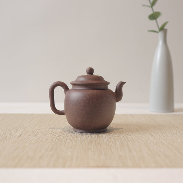 *新品*【束腰宮燈】全手工原礦段泥摹清紫砂茶壺