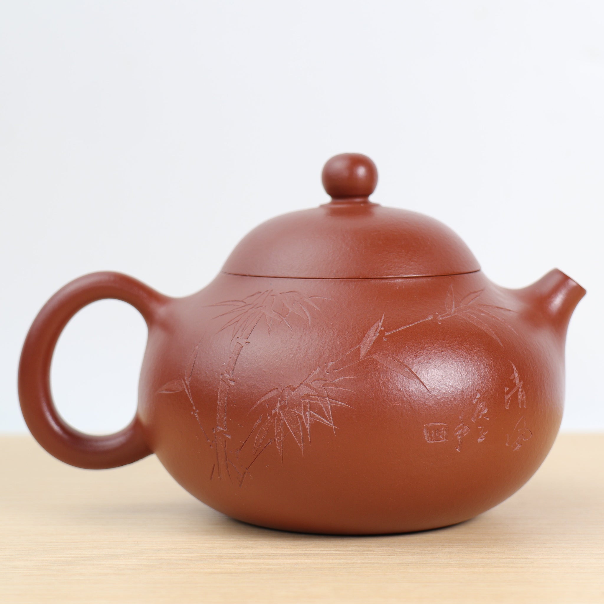 *Autumn Reward｜Buy one get three free* [Wendan] Small Coal Kiln Zhuni Calligraphy Carved Purple Clay Teapot