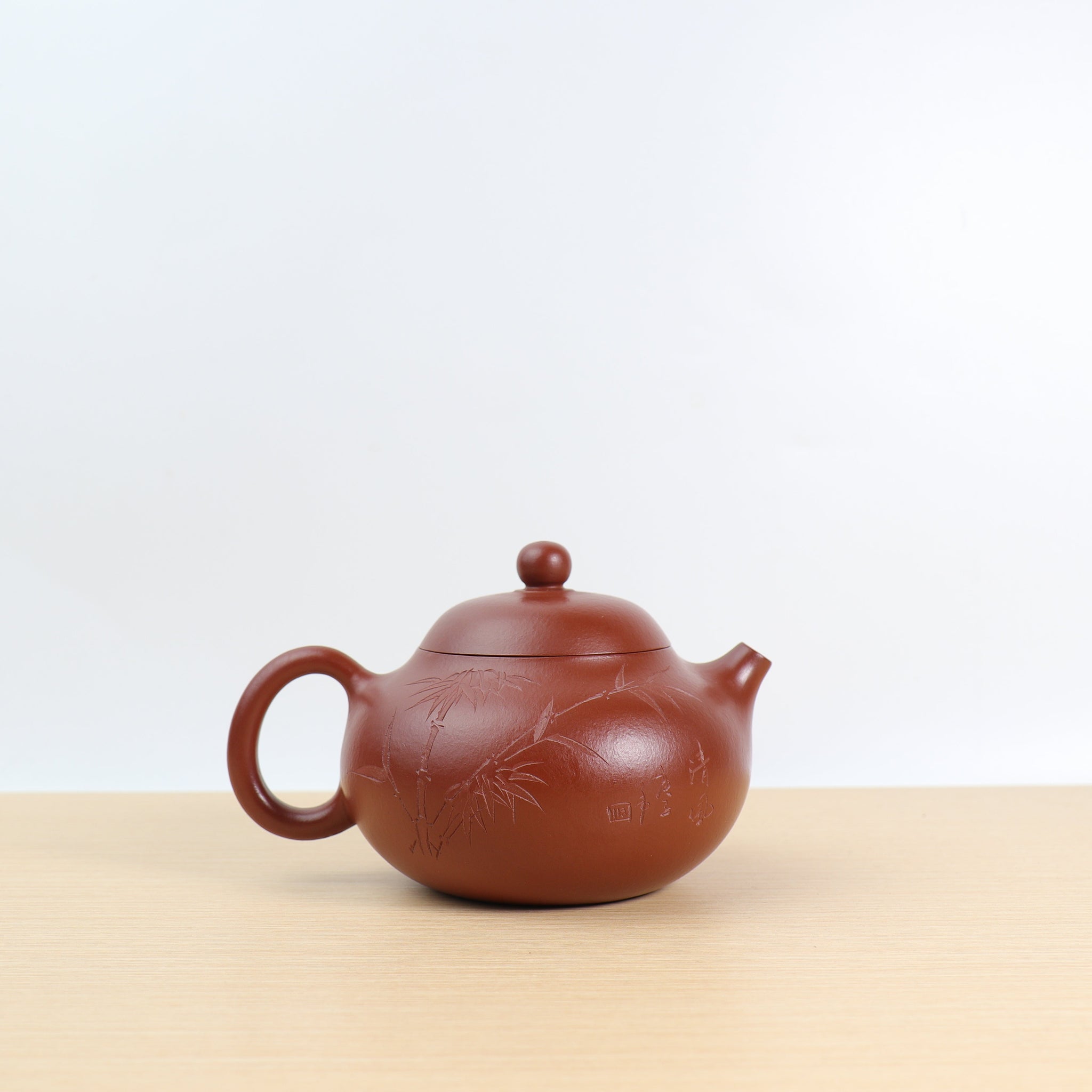 *Autumn Reward｜Buy one get three free* [Wendan] Small Coal Kiln Zhuni Calligraphy Carved Purple Clay Teapot