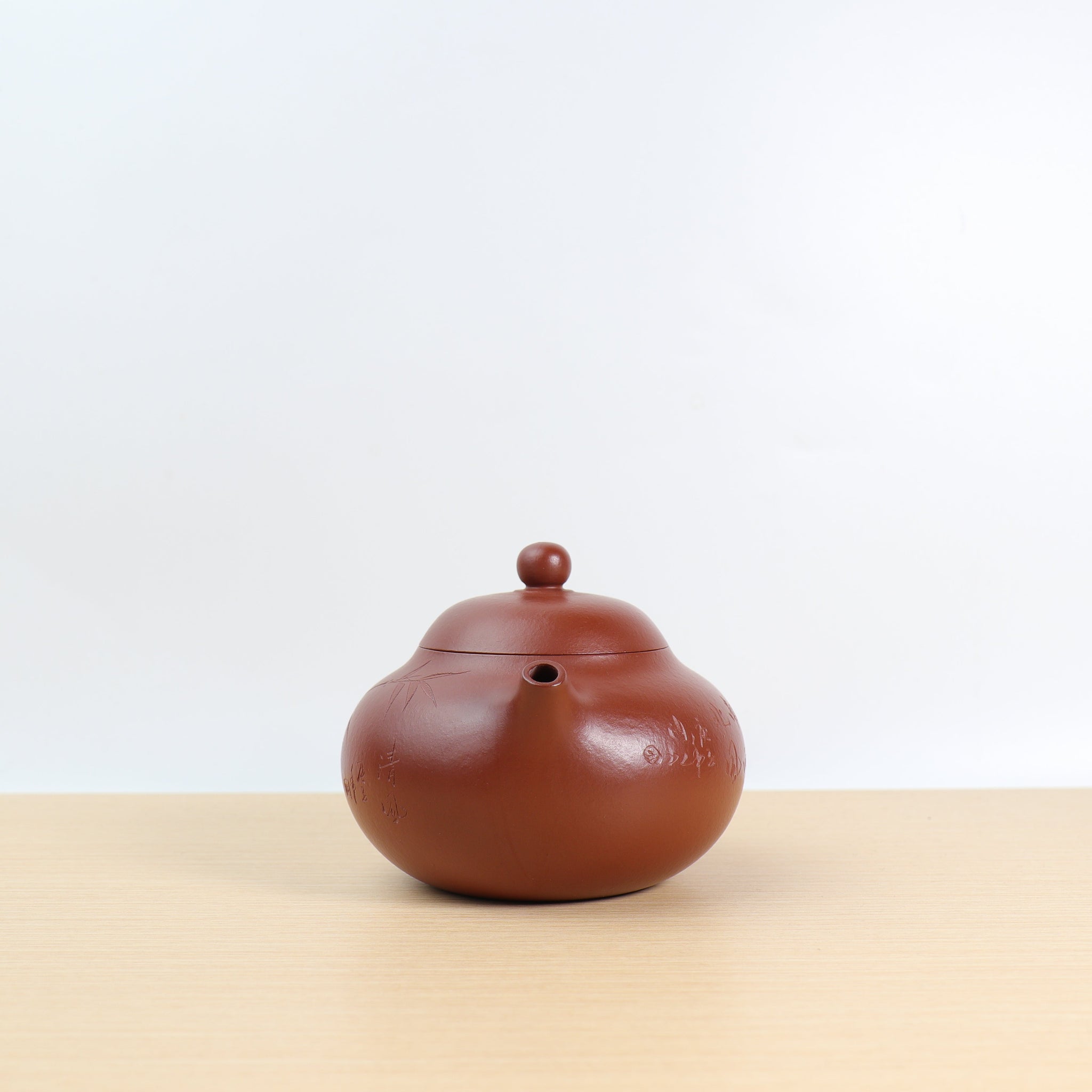 *Autumn Reward｜Buy one get three free* [Wendan] Small Coal Kiln Zhuni Calligraphy Carved Purple Clay Teapot