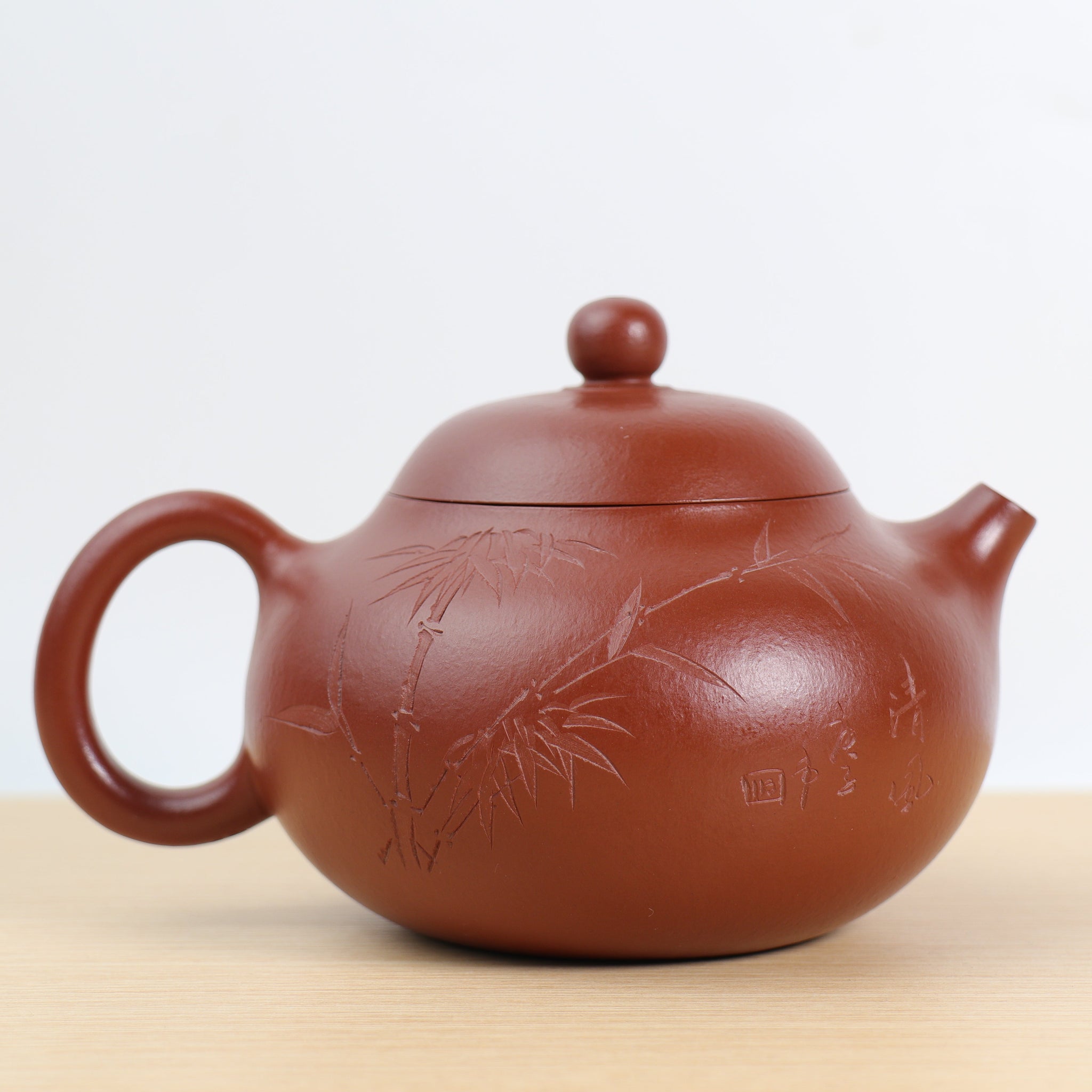 *Autumn Reward｜Buy one get three free* [Wendan] Small Coal Kiln Zhuni Calligraphy Carved Purple Clay Teapot