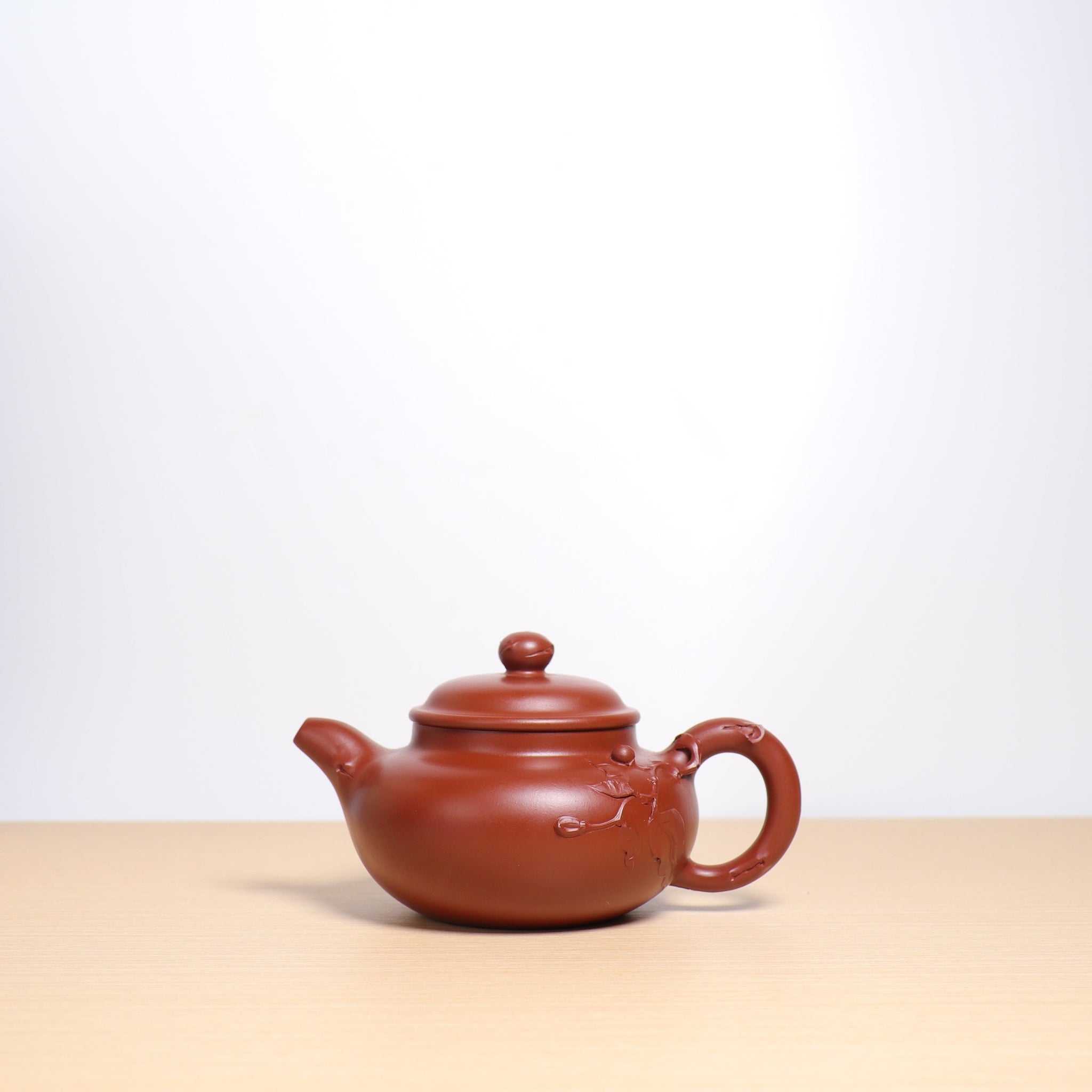 *Autumn Reward｜Buy one, get three free* [Fushou] Purple Clay Teapot with Vermilion Decal