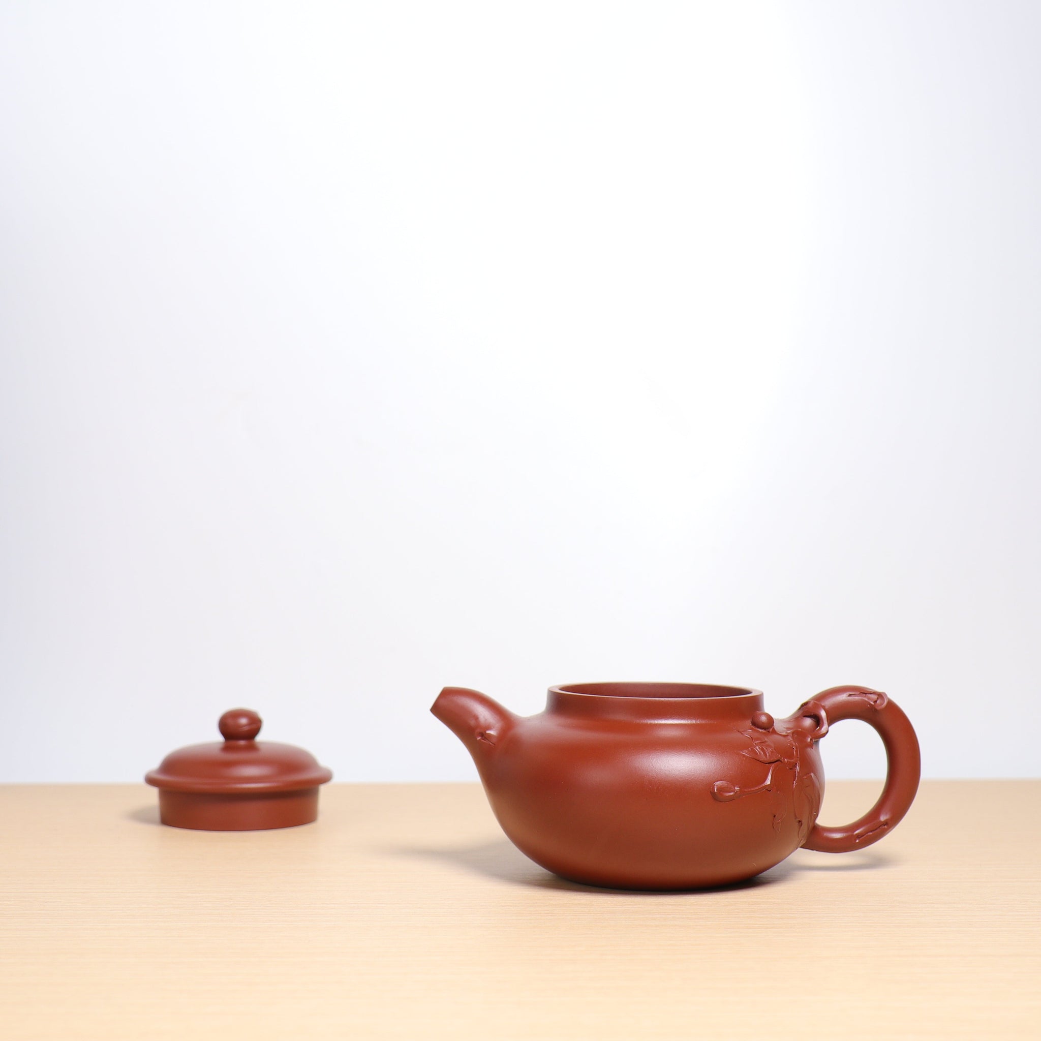 *Autumn Reward｜Buy one, get three free* [Fushou] Purple Clay Teapot with Vermilion Decal