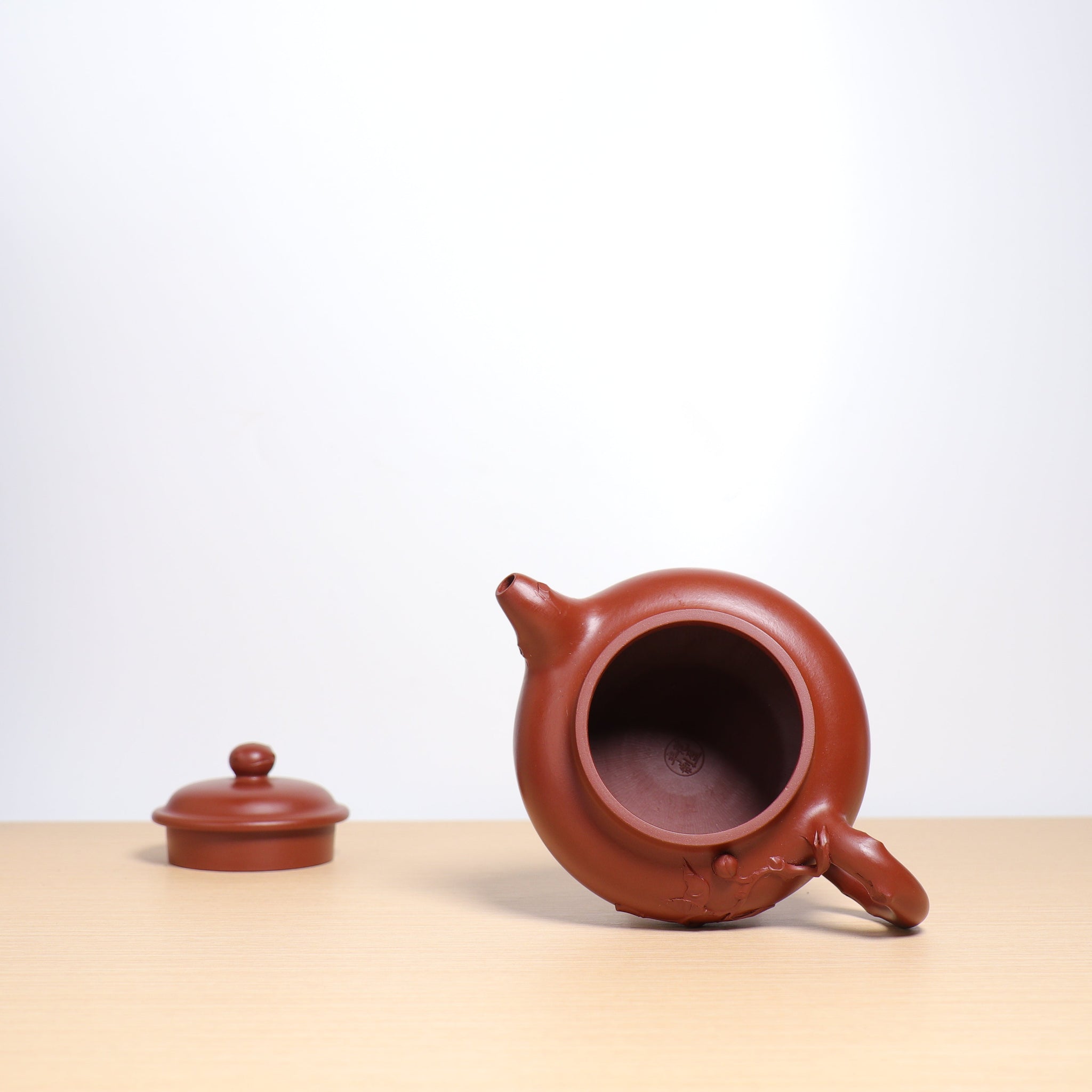 *Autumn Reward｜Buy one, get three free* [Fushou] Purple Clay Teapot with Vermilion Decal