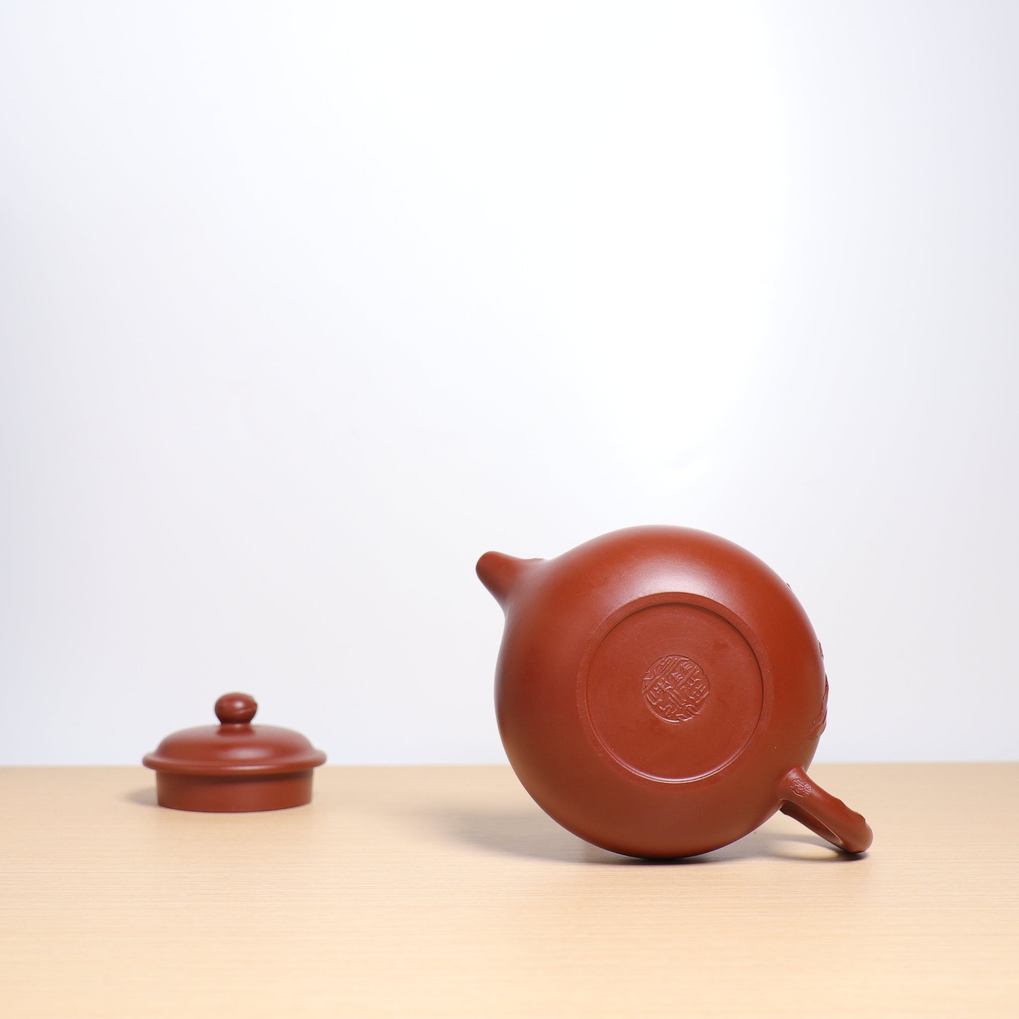 *Autumn Reward｜Buy one, get three free* [Fushou] Purple Clay Teapot with Vermilion Decal