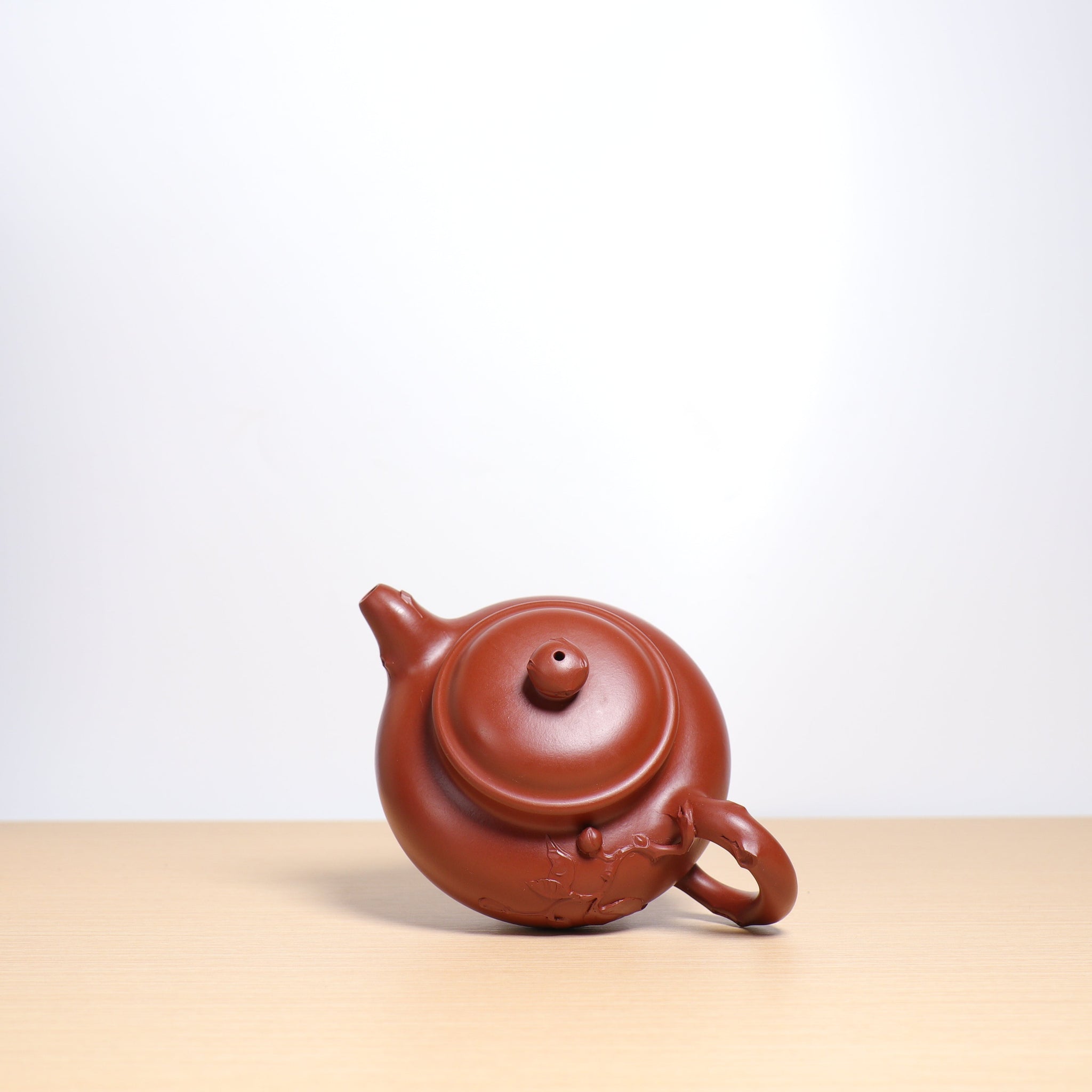 *Autumn Reward｜Buy one, get three free* [Fushou] Purple Clay Teapot with Vermilion Decal