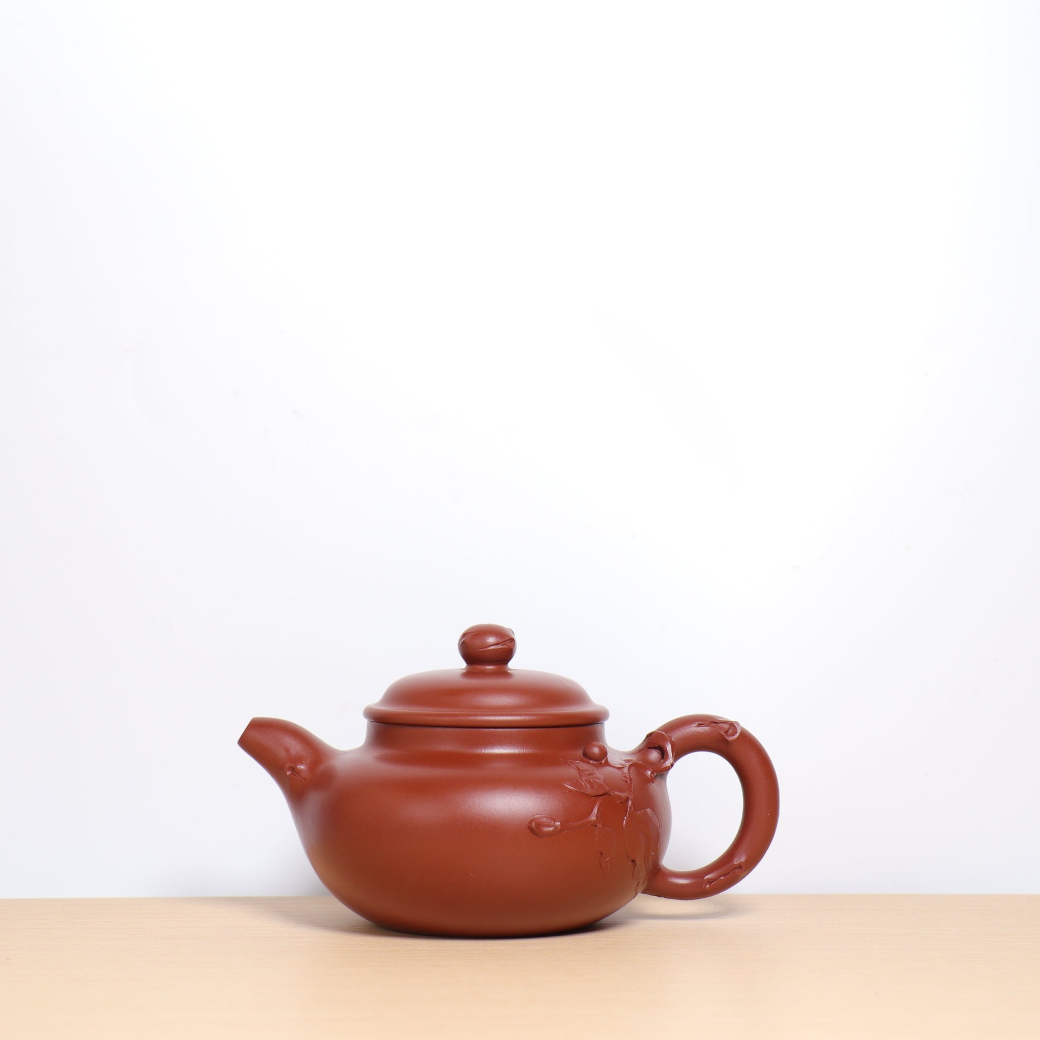 *Autumn Reward｜Buy one, get three free* [Fushou] Purple Clay Teapot with Vermilion Decal