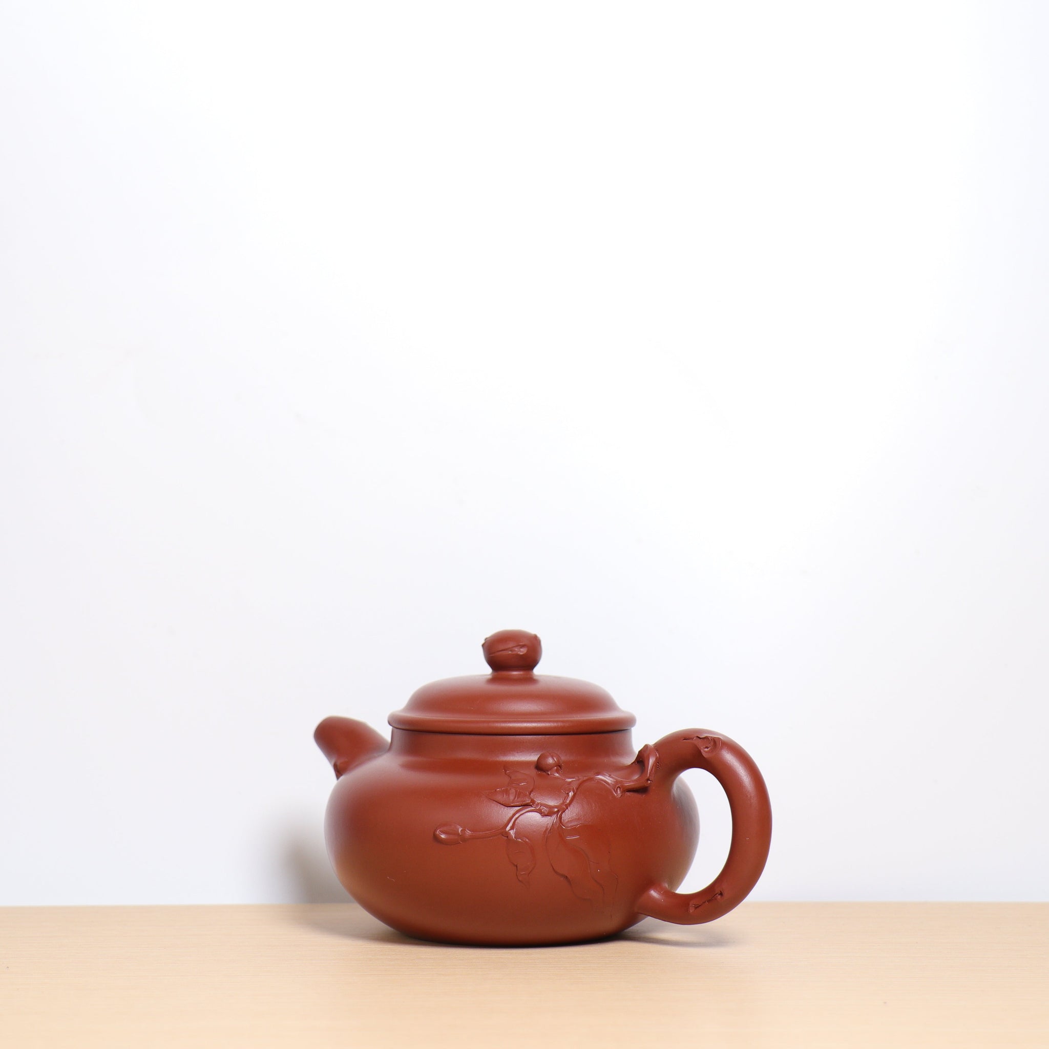 *Autumn Reward｜Buy one, get three free* [Fushou] Purple Clay Teapot with Vermilion Decal