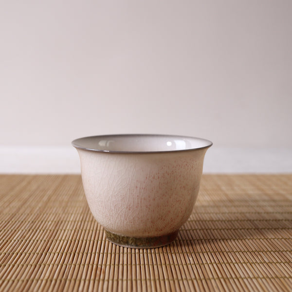 （已售出）*新品*【撇口壓手杯】景德鎮蘇打燒主人杯