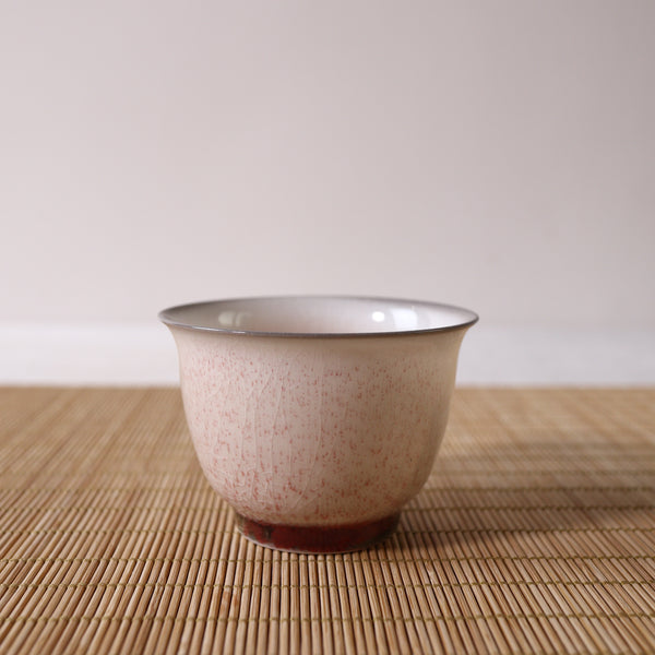 （已售出）*新品*【撇口壓手杯】景德鎮蘇打燒主人杯