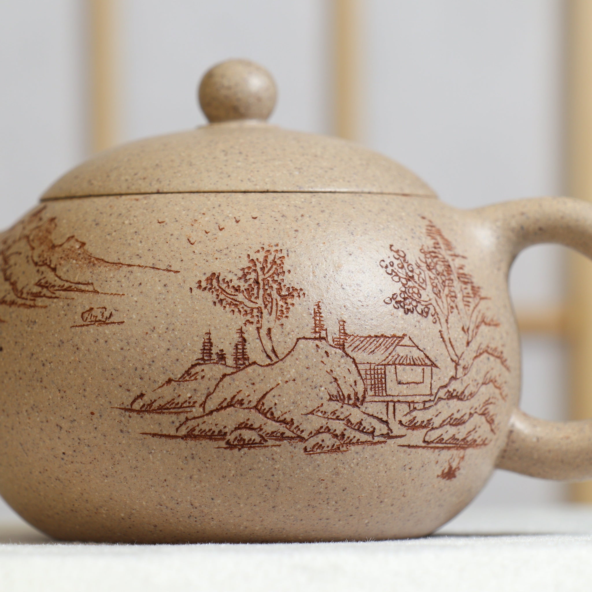 *Autumn Reward｜Buy one get three free* [Xi Shi] Duan Clay Carved Purple Clay Teapot