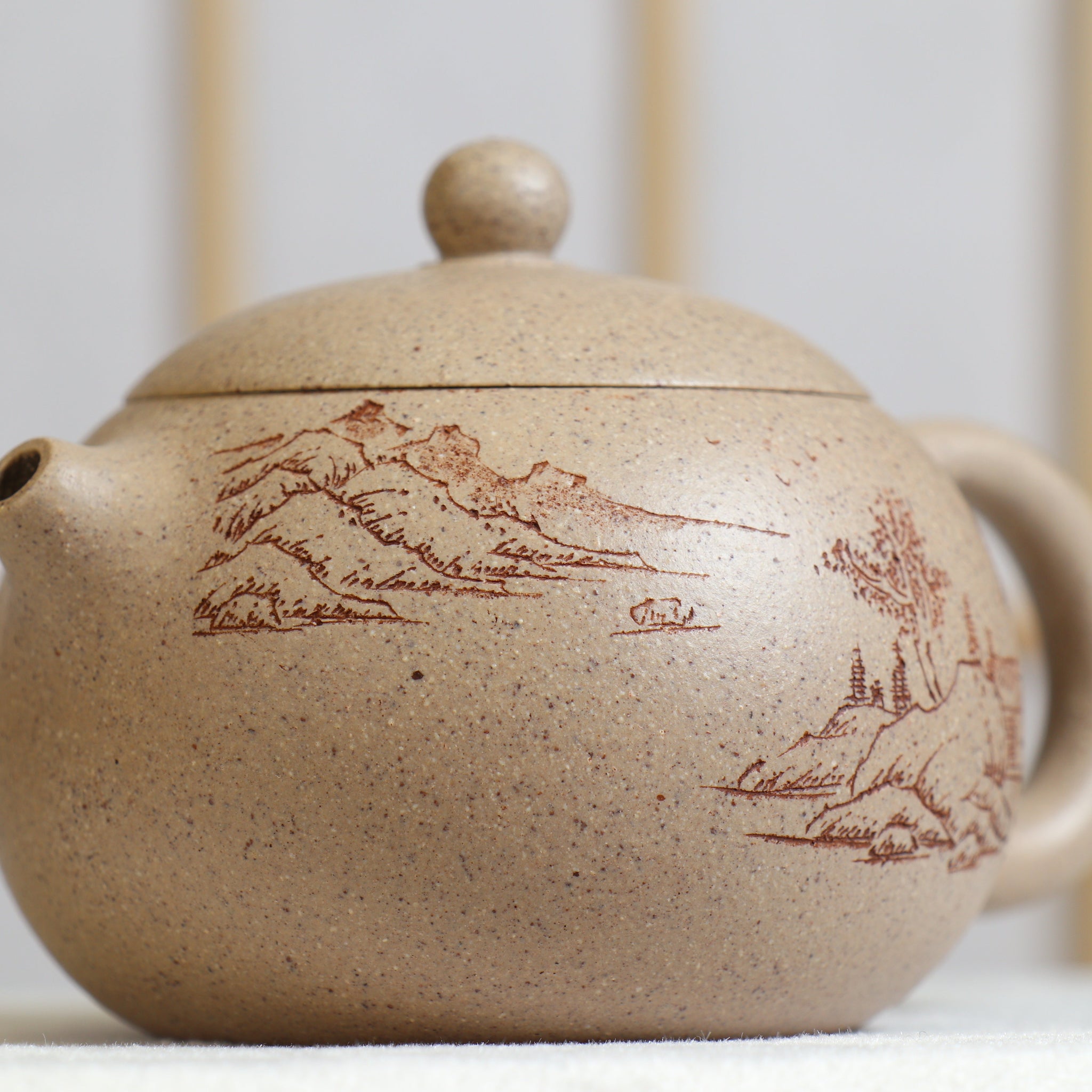 *Autumn Reward｜Buy one get three free* [Xi Shi] Duan Clay Carved Purple Clay Teapot