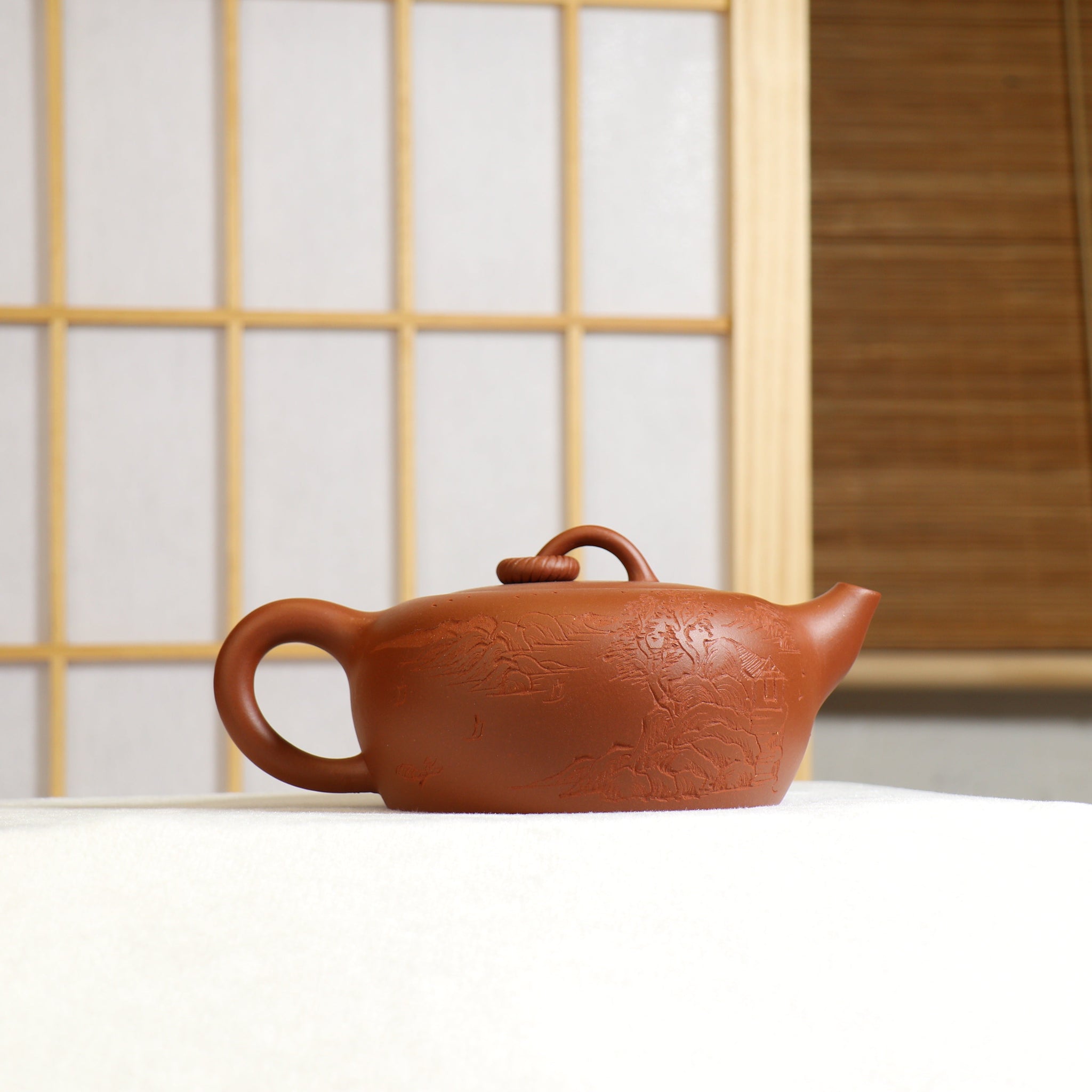 *Autumn Reward｜Buy one get three free* [Siyuan Pot] Clear Cement Poetic Purple Clay Teapot