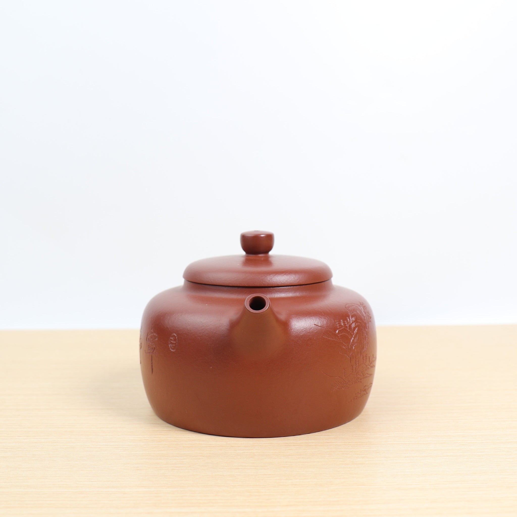 *Autumn Reward｜Buy one get three free* [De Zhong] Original mine small coal kiln red clay carved purple clay teapot