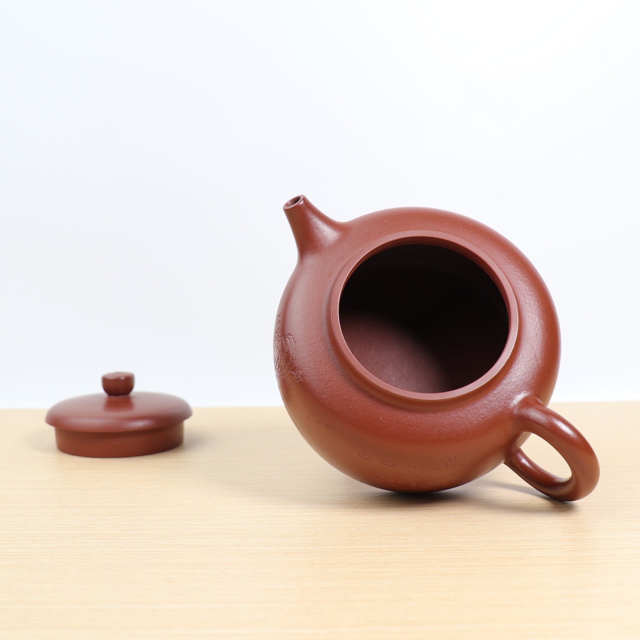 *Autumn Reward｜Buy one get three free* [De Zhong] Original mine small coal kiln red clay carved purple clay teapot