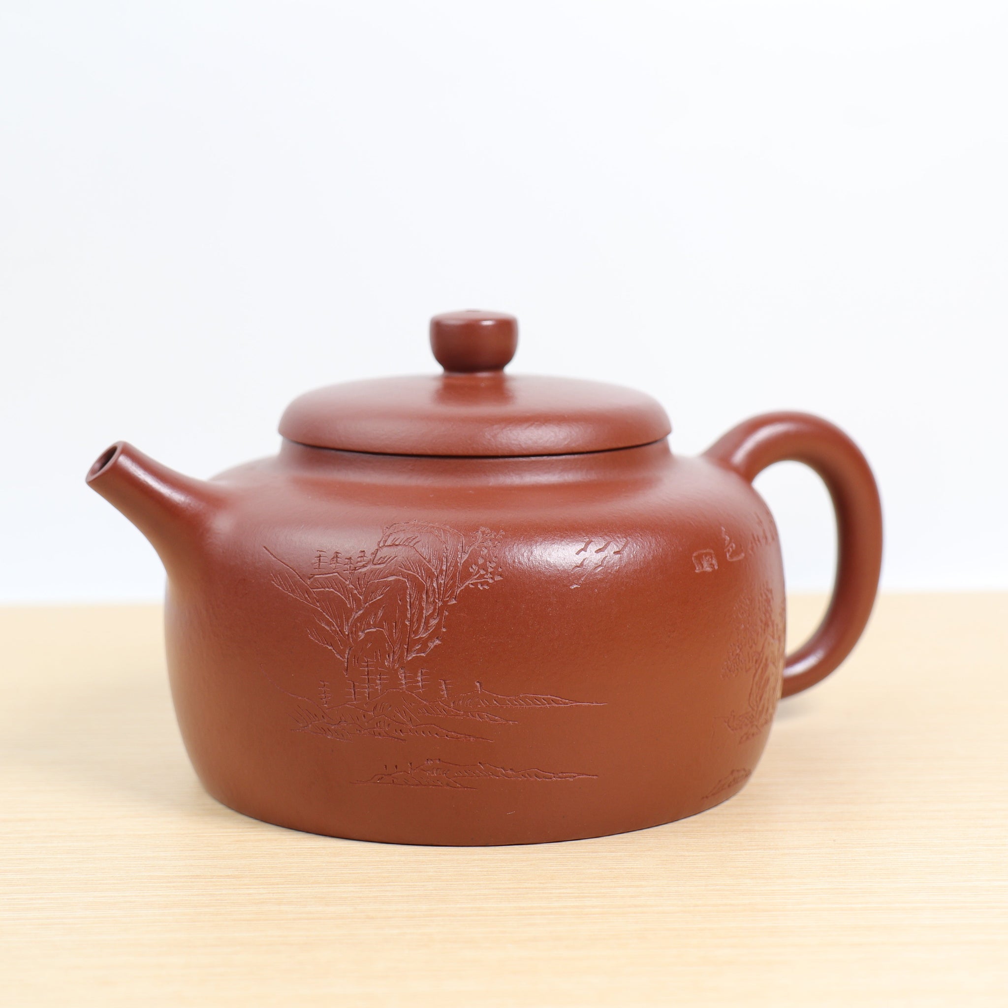 *Autumn Reward｜Buy one get three free* [De Zhong] Original mine small coal kiln red clay carved purple clay teapot