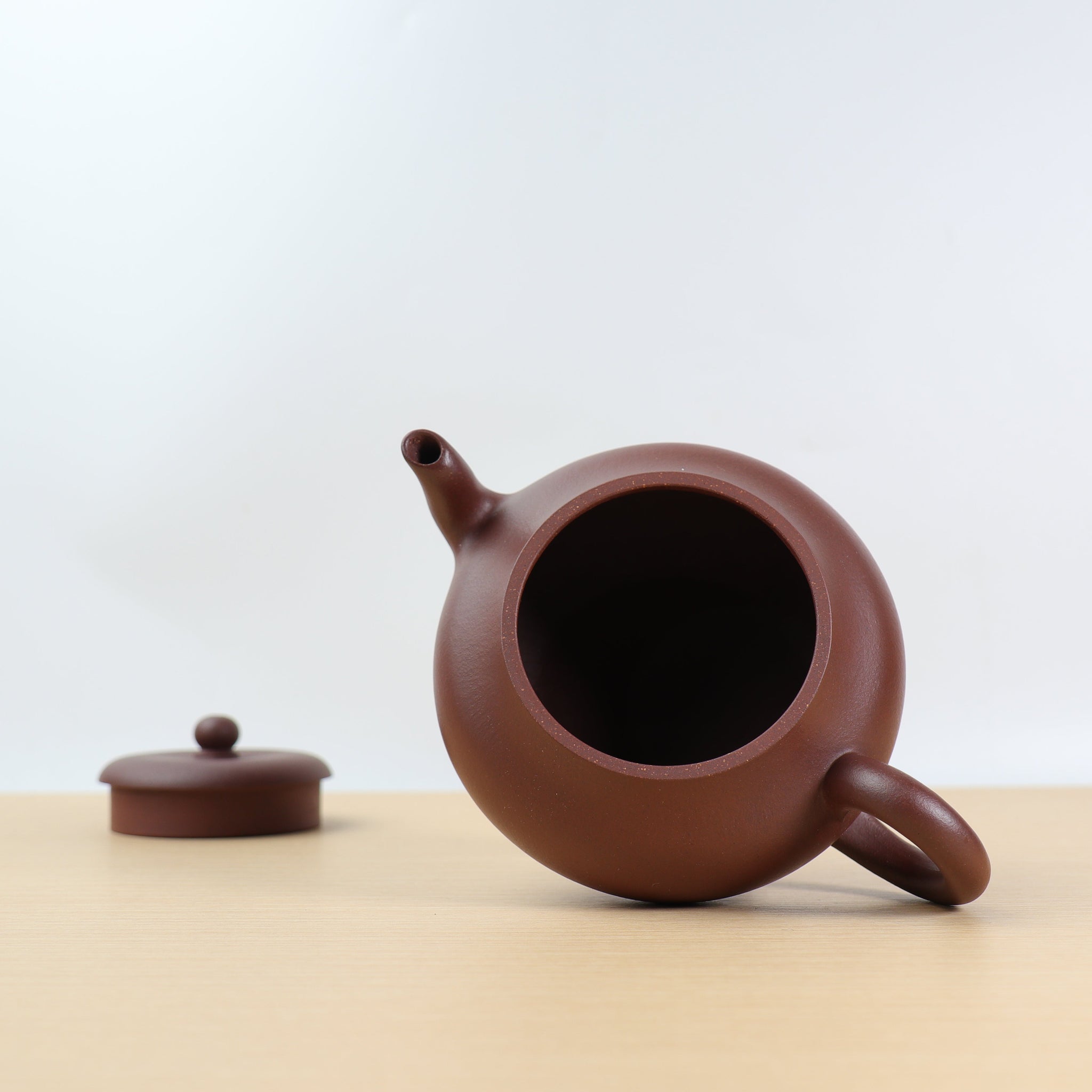 *Autumn Reward｜Buy one get five free* [Little Apple] Fully handmade purple clay elegant purple clay teapot