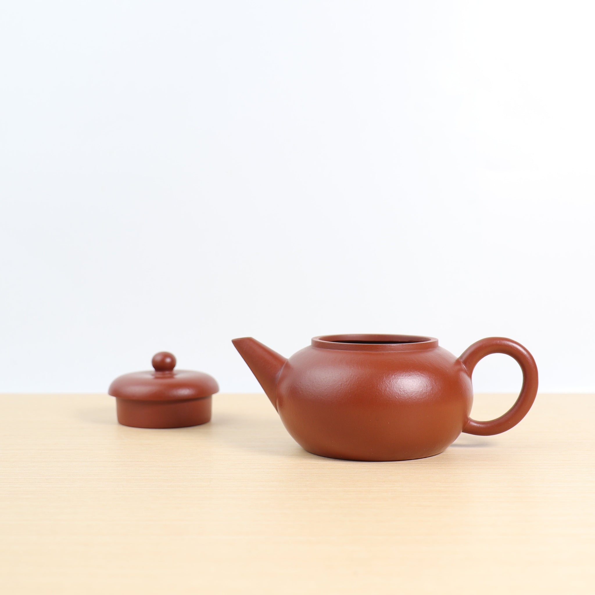 *Autumn Reward｜Buy one, get three free* [Horizontal] Raw Mineral Vermilion Clay and Purple Clay Teapot