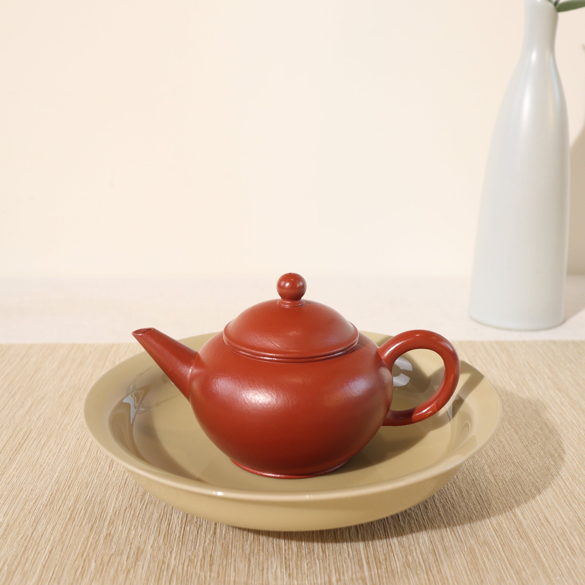 *Autumn reward｜Buy one get five free* [Level] Raw mineral vermilion clay sketch purple clay teapot