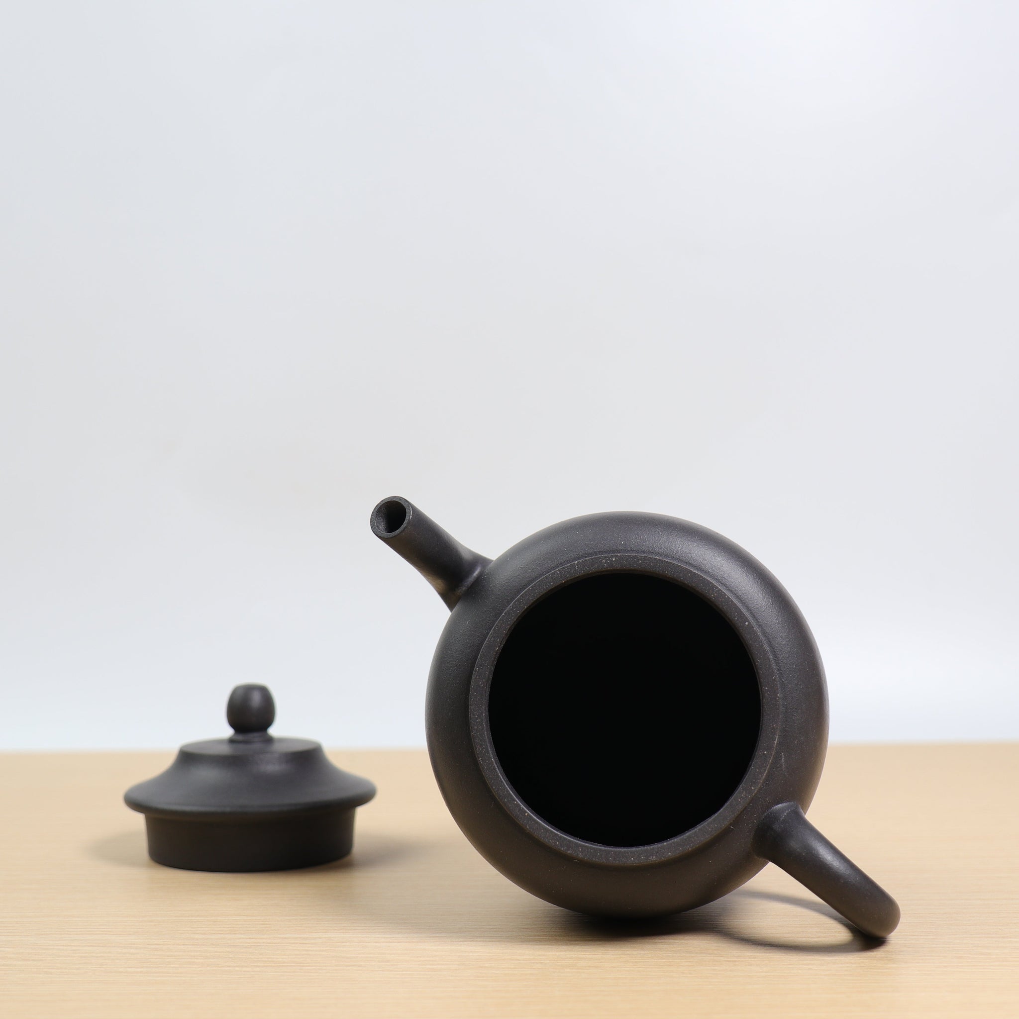 *Autumn Reward｜Buy one, get three free* [Laughing Sakura] Raw Mineral Black Gold Sand Elegant Purple Clay Teapot