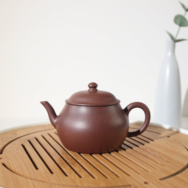 （已售出）*新品**吳界明弟子*【梨形壺】全手工原礦紫泥紫砂茶壺