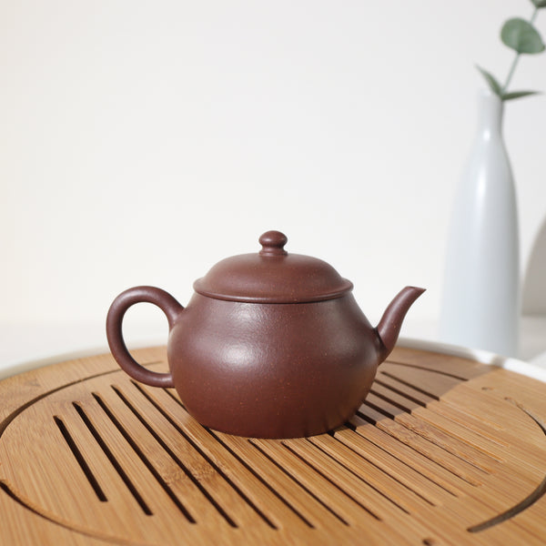 （已售出）*新品**吳界明弟子*【梨形壺】全手工原礦紫泥紫砂茶壺