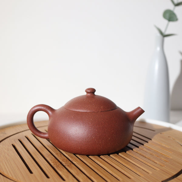 *吳雲峰弟子*【玉乳】全手工原礦降坡泥摹古紫砂茶壺