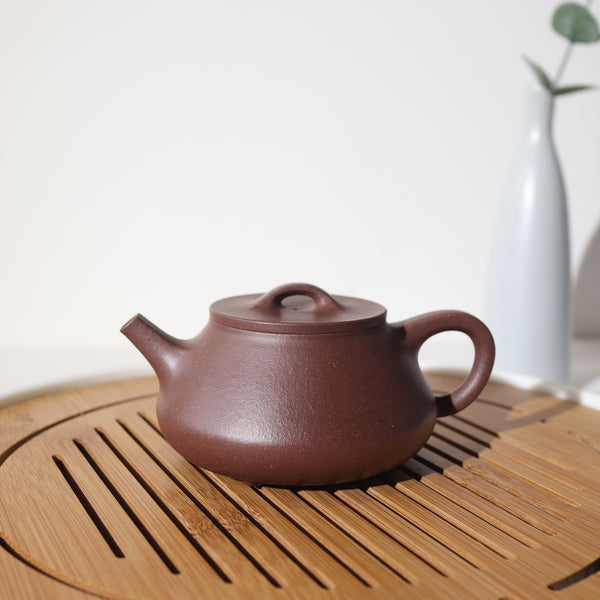 *董曉勇弟子*【石瓢】全手工紫泥共生礦紫砂茶壺