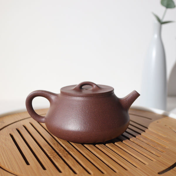 *董曉勇弟子*【石瓢】全手工紫泥共生礦紫砂茶壺