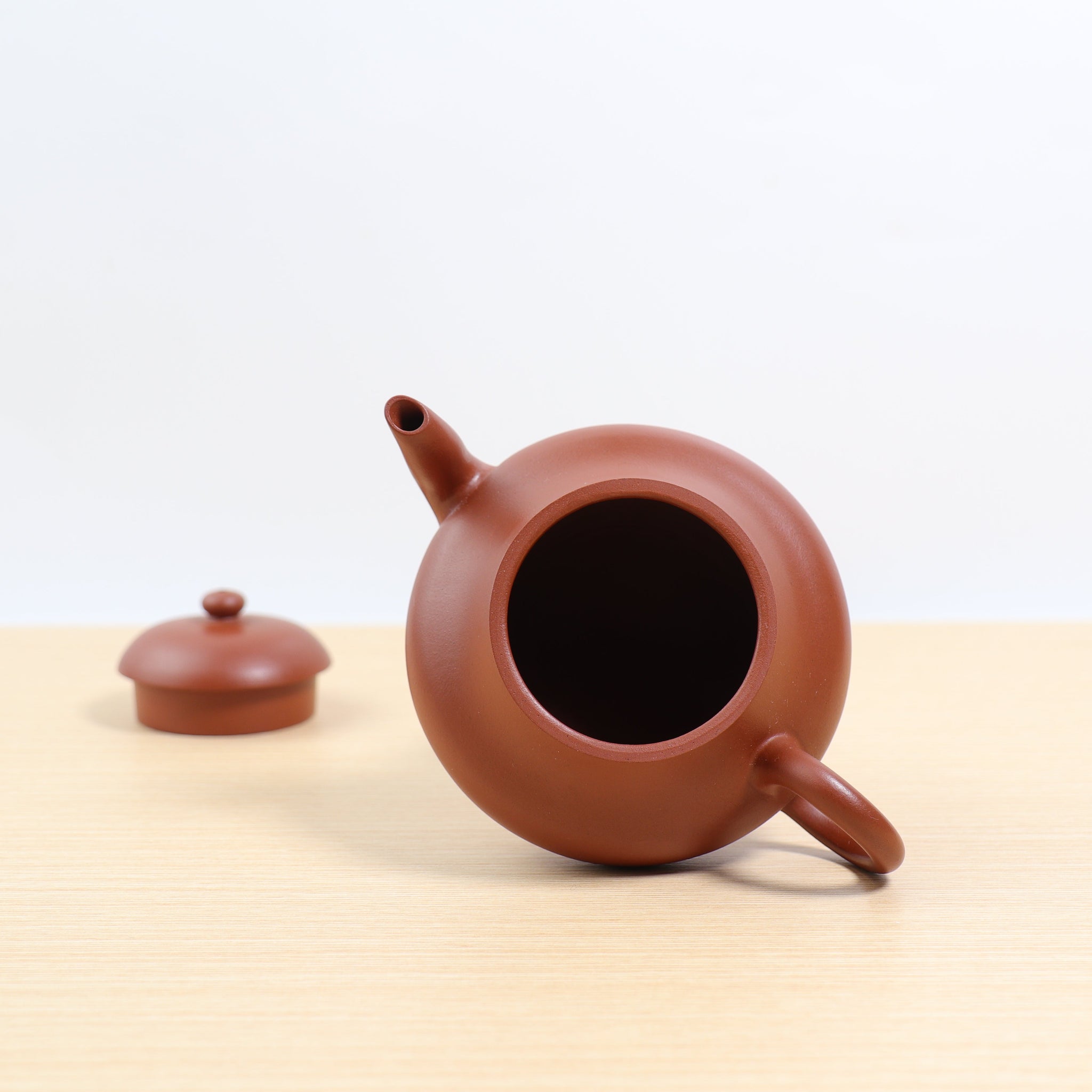 *Autumn Reward｜Buy one, get five free* [Xiao Xiaojunde] Fully handmade raw mineral cinnabar mud and purple sand teapot 