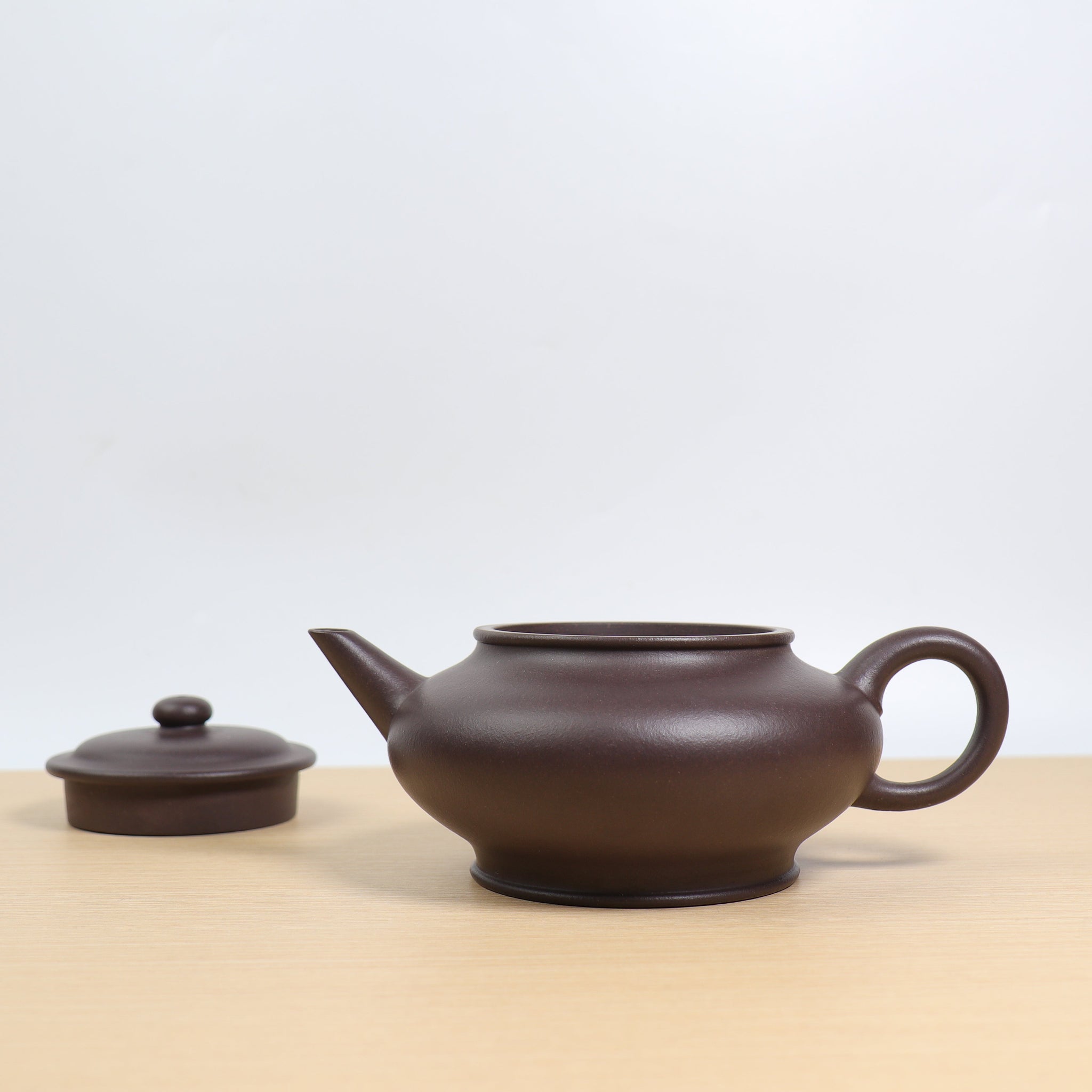 *Autumn Reward｜Buy one get five free* [Flat Lamp] Purple Clay Elegant Purple Clay Teapot