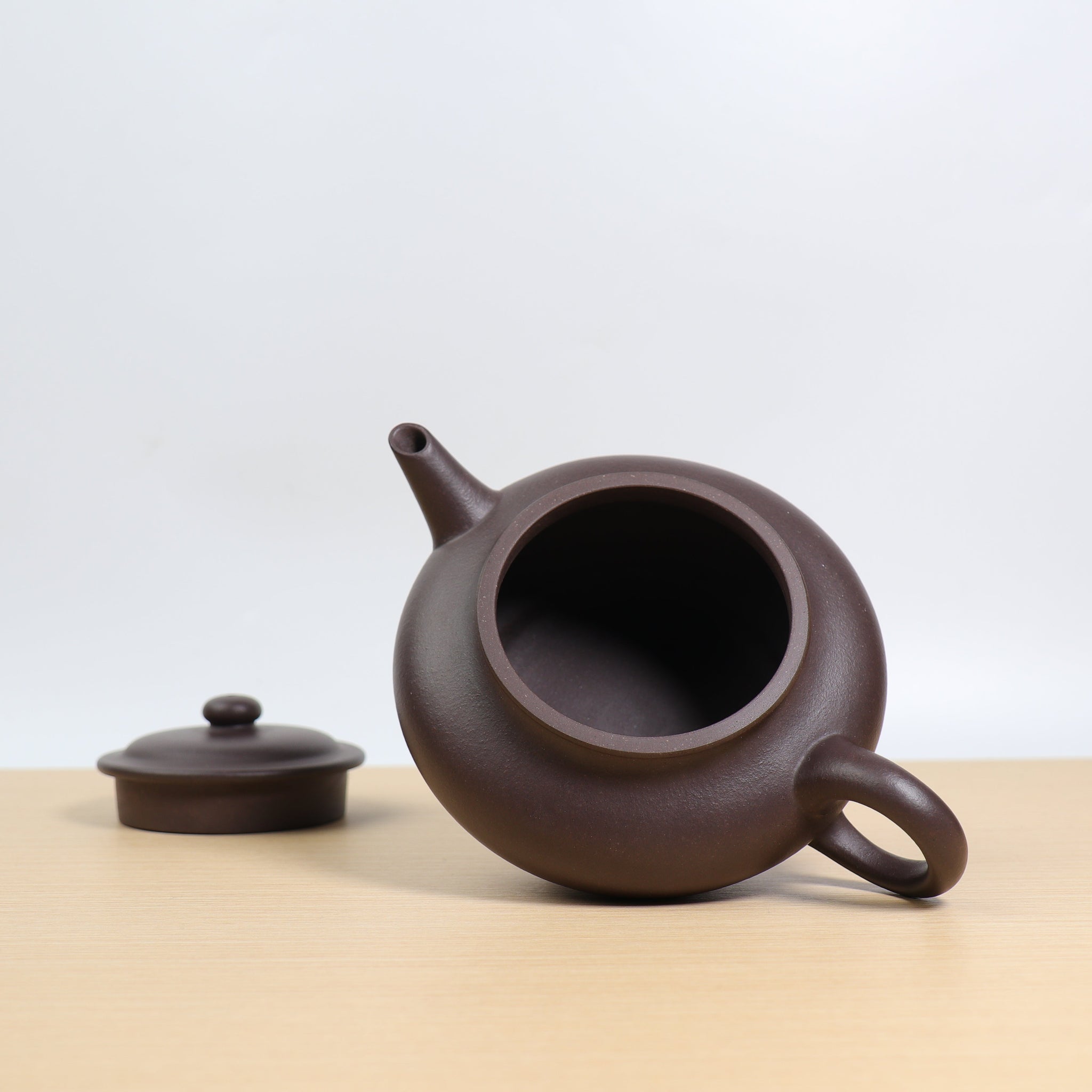 *Autumn Reward｜Buy one get five free* [Flat Lamp] Purple Clay Elegant Purple Clay Teapot