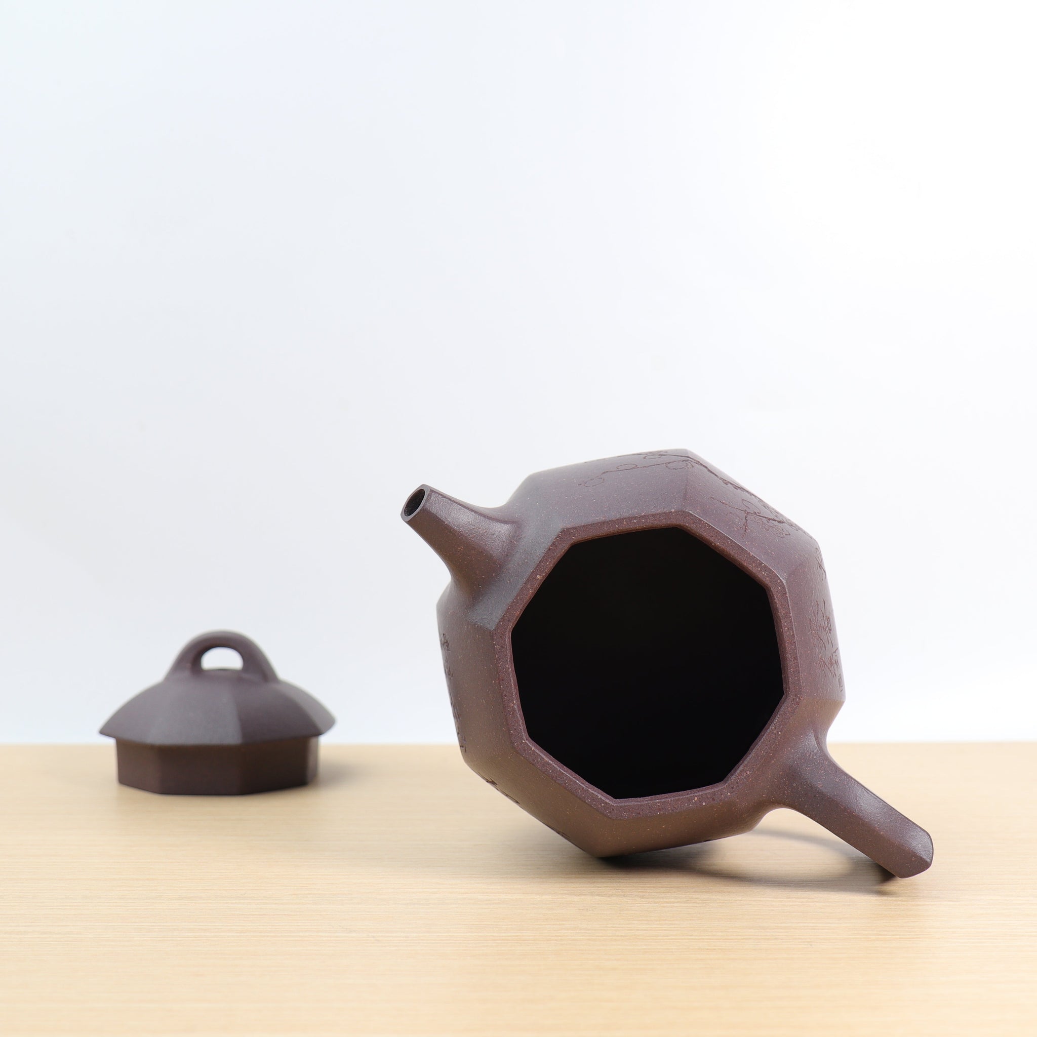 *Autumn Reward｜Buy one get five free* [Bafang Qin Quan] Violet Carved Purple Clay Teapot