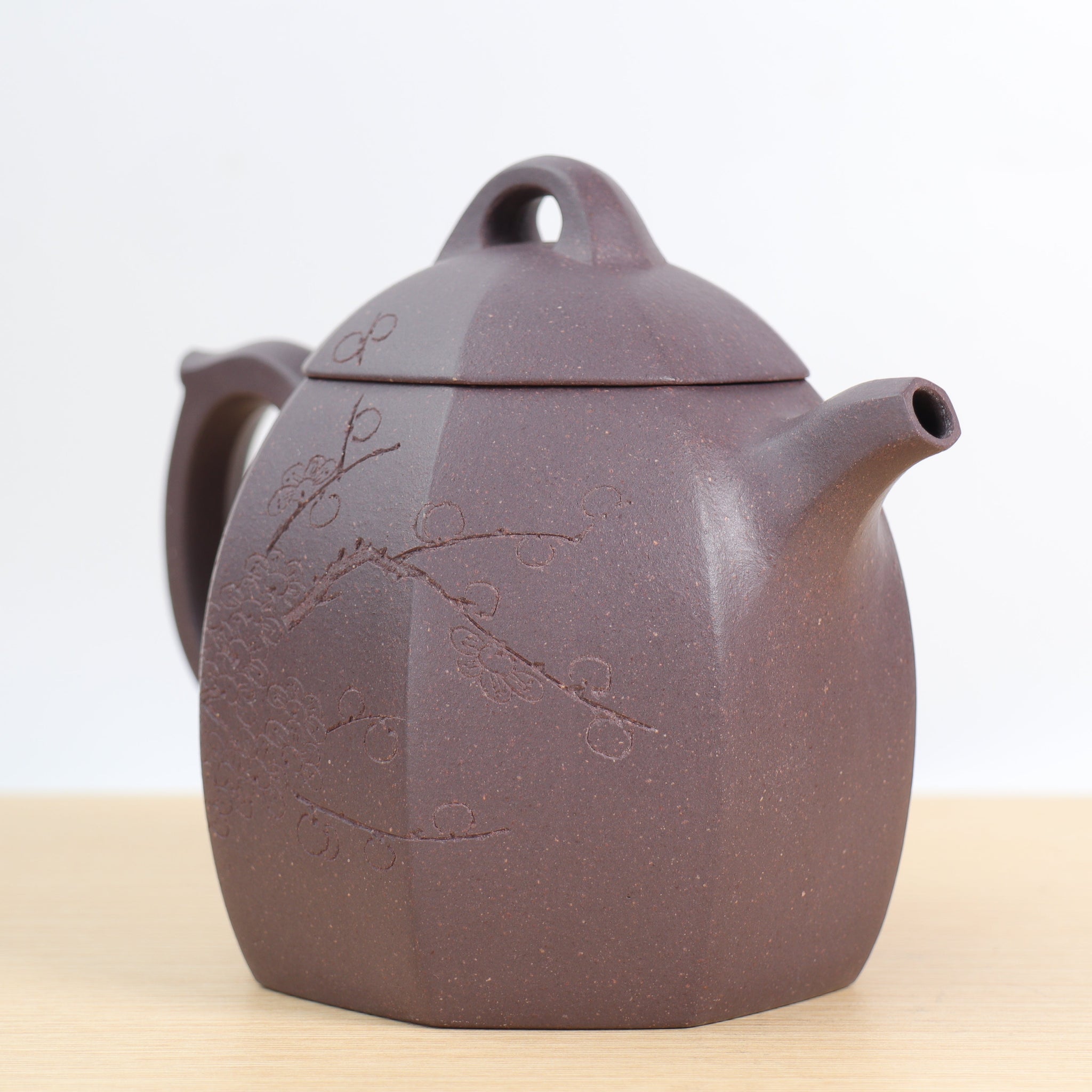 *Autumn Reward｜Buy one get five free* [Bafang Qin Quan] Violet Carved Purple Clay Teapot