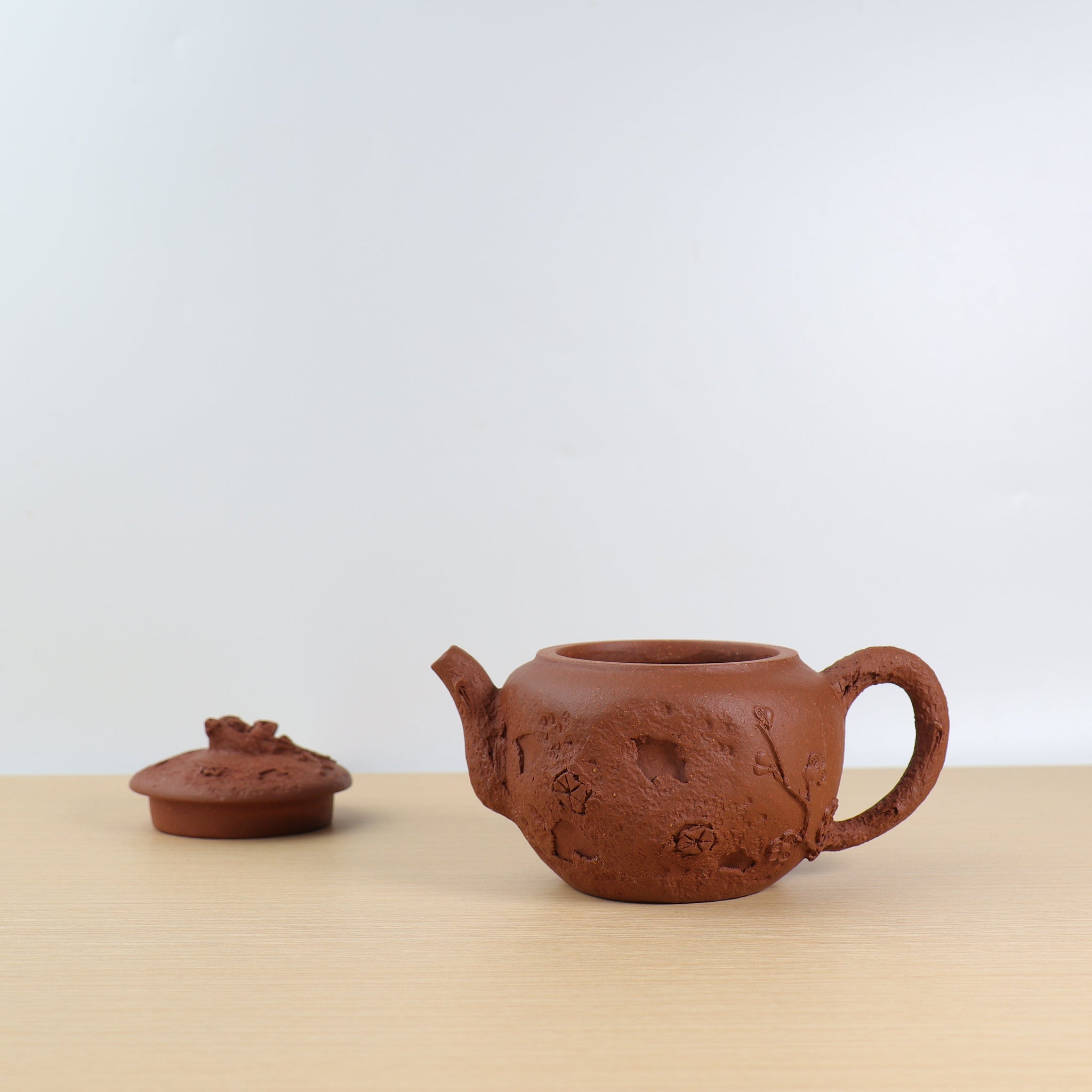 (Sold) *Autumn Reward｜Buy one get three free* [Plum Blossom Pile] Huanglong Mountain Original Mine Downslope Mud Purple Clay Teapot