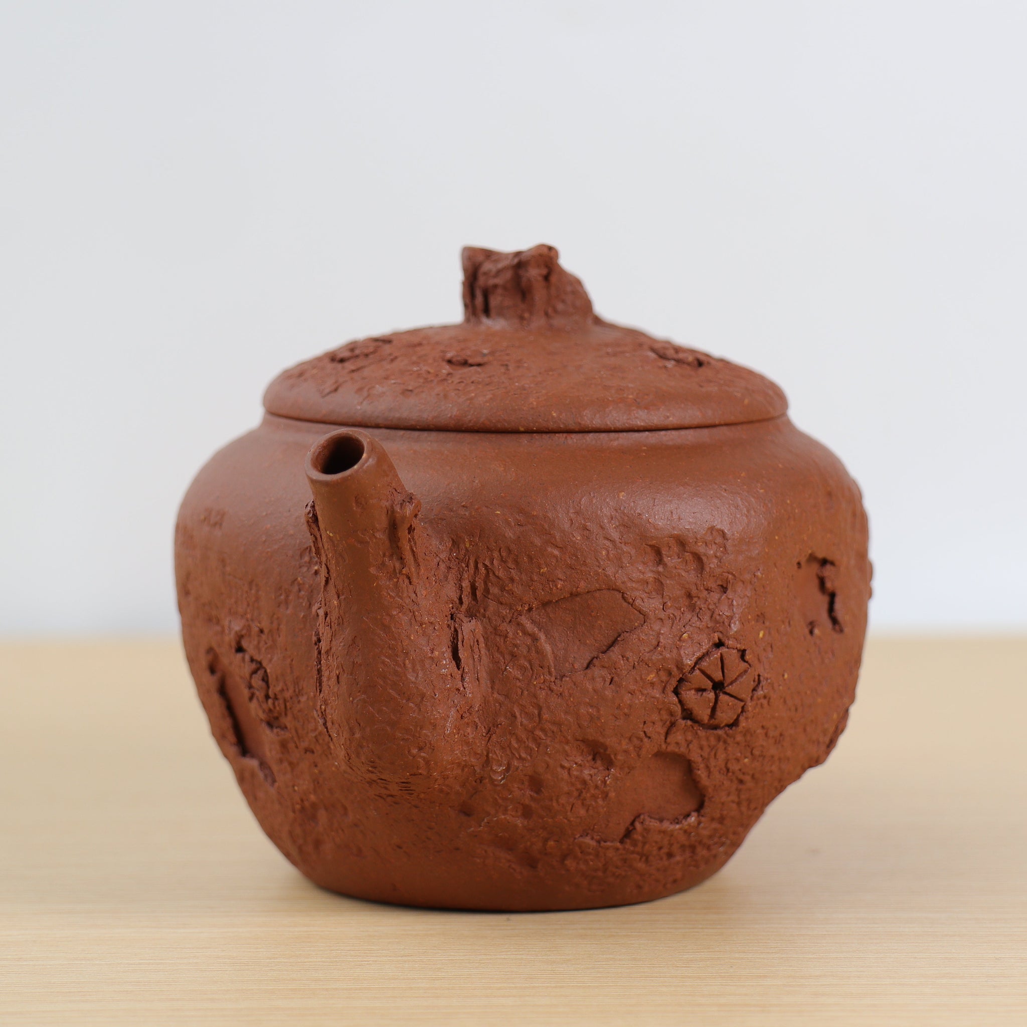 (Sold) *Autumn Reward｜Buy one get three free* [Plum Blossom Pile] Huanglong Mountain Original Mine Downslope Mud Purple Clay Teapot