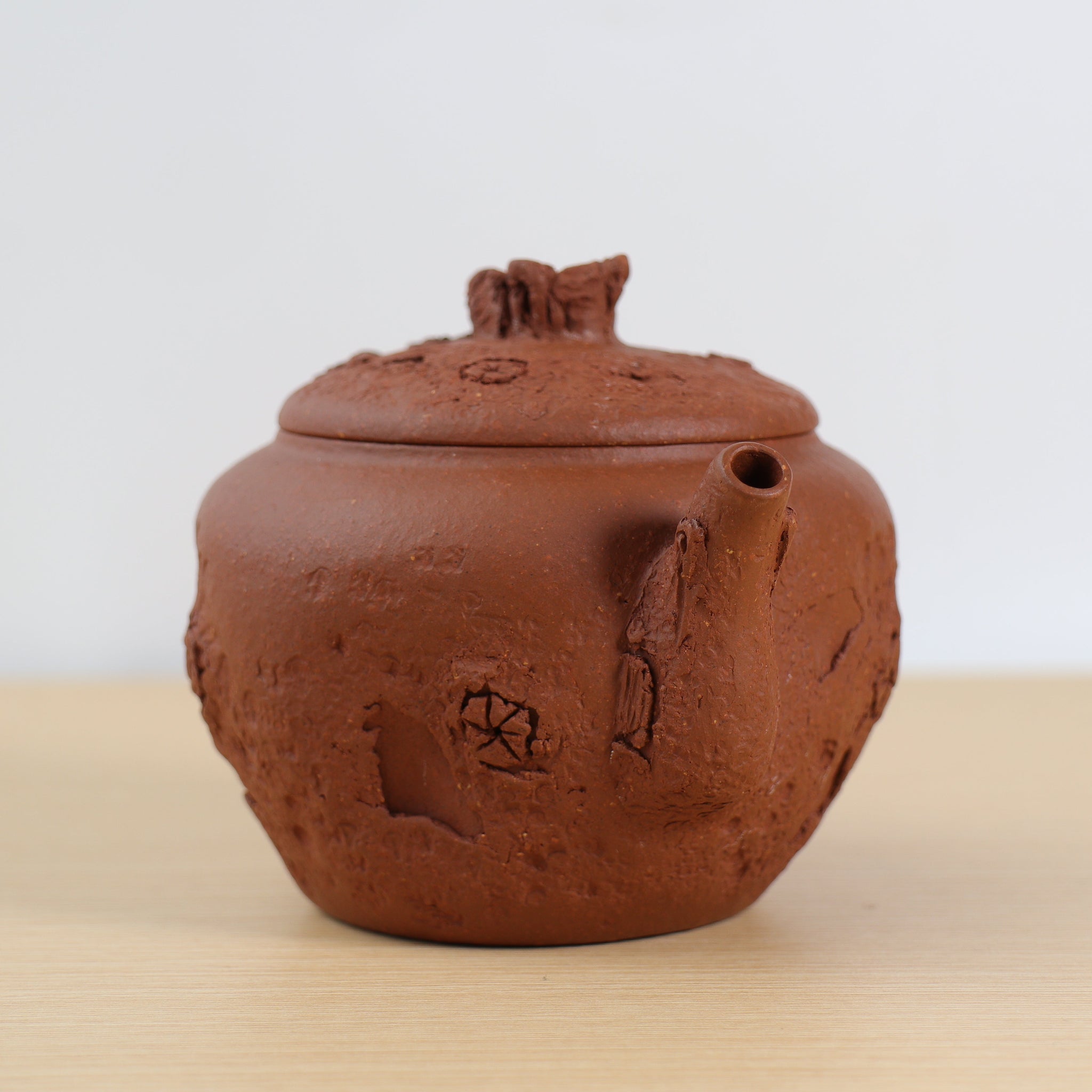 (Sold) *Autumn Reward｜Buy one get three free* [Plum Blossom Pile] Huanglong Mountain Original Mine Downslope Mud Purple Clay Teapot