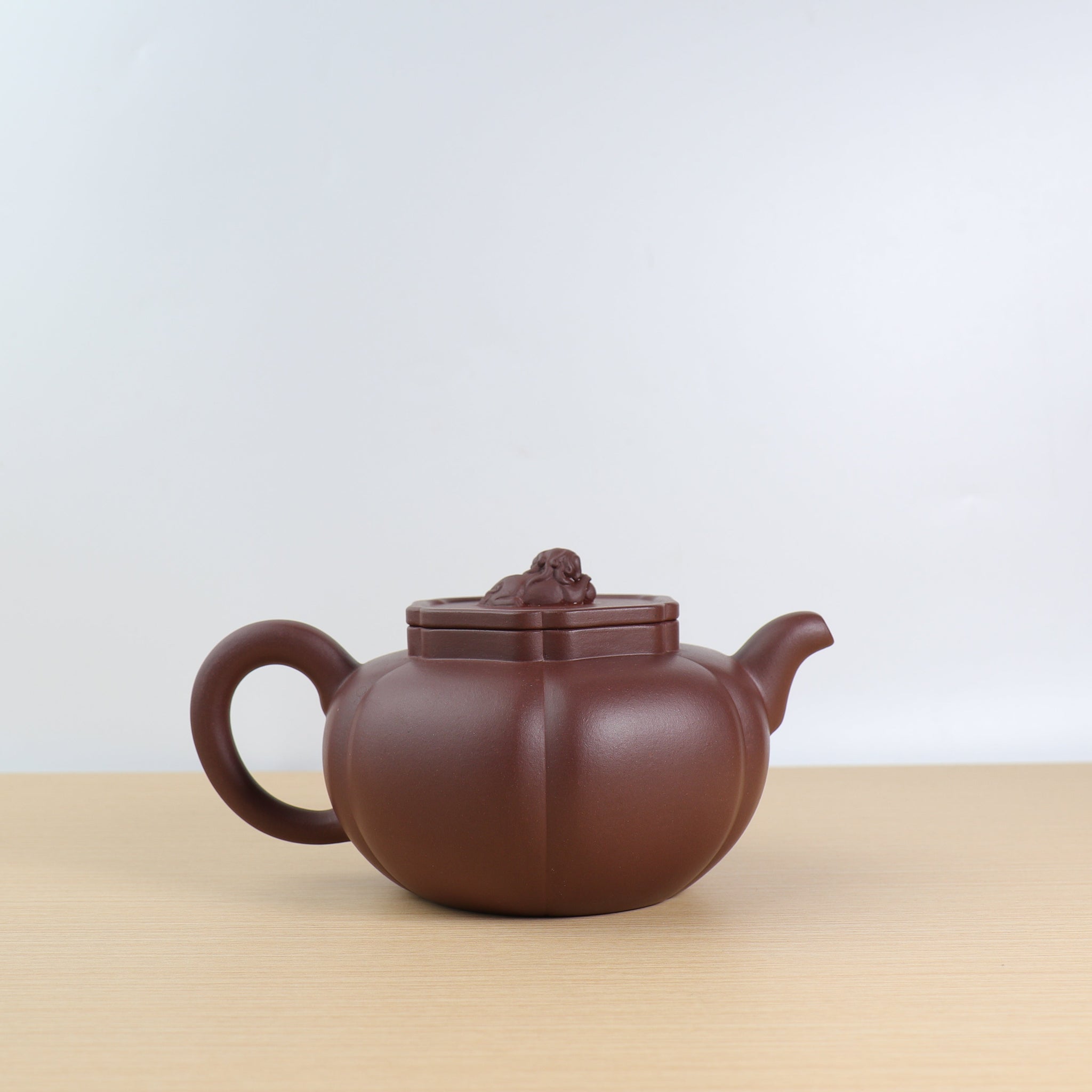 *Autumn Reward｜Buy one get five free* [Lion Ball Pot] Fully handmade original mineral purple clay rib pattern purple sand teapot