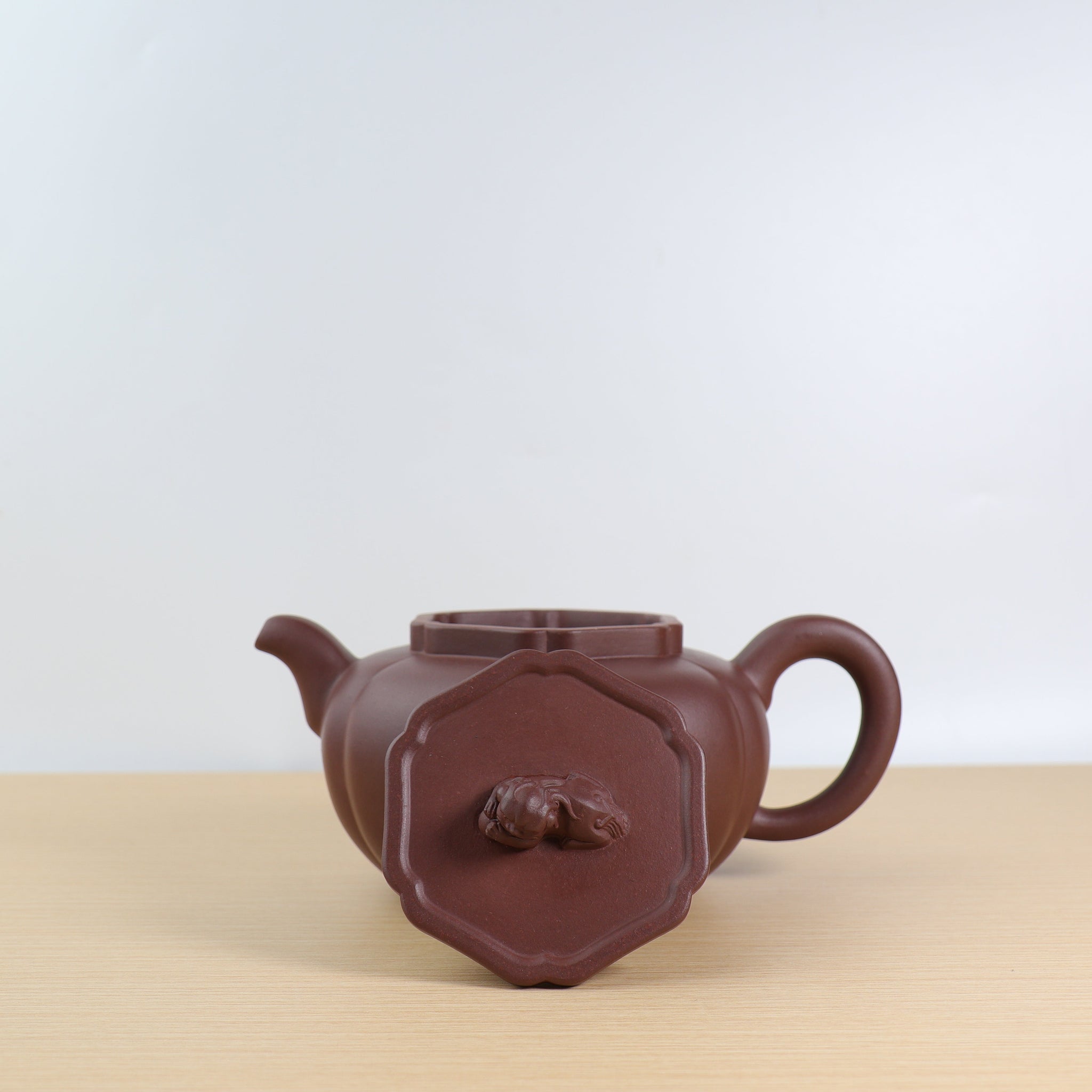 *Autumn Reward｜Buy one get five free* [Lion Ball Pot] Fully handmade original mineral purple clay rib pattern purple sand teapot