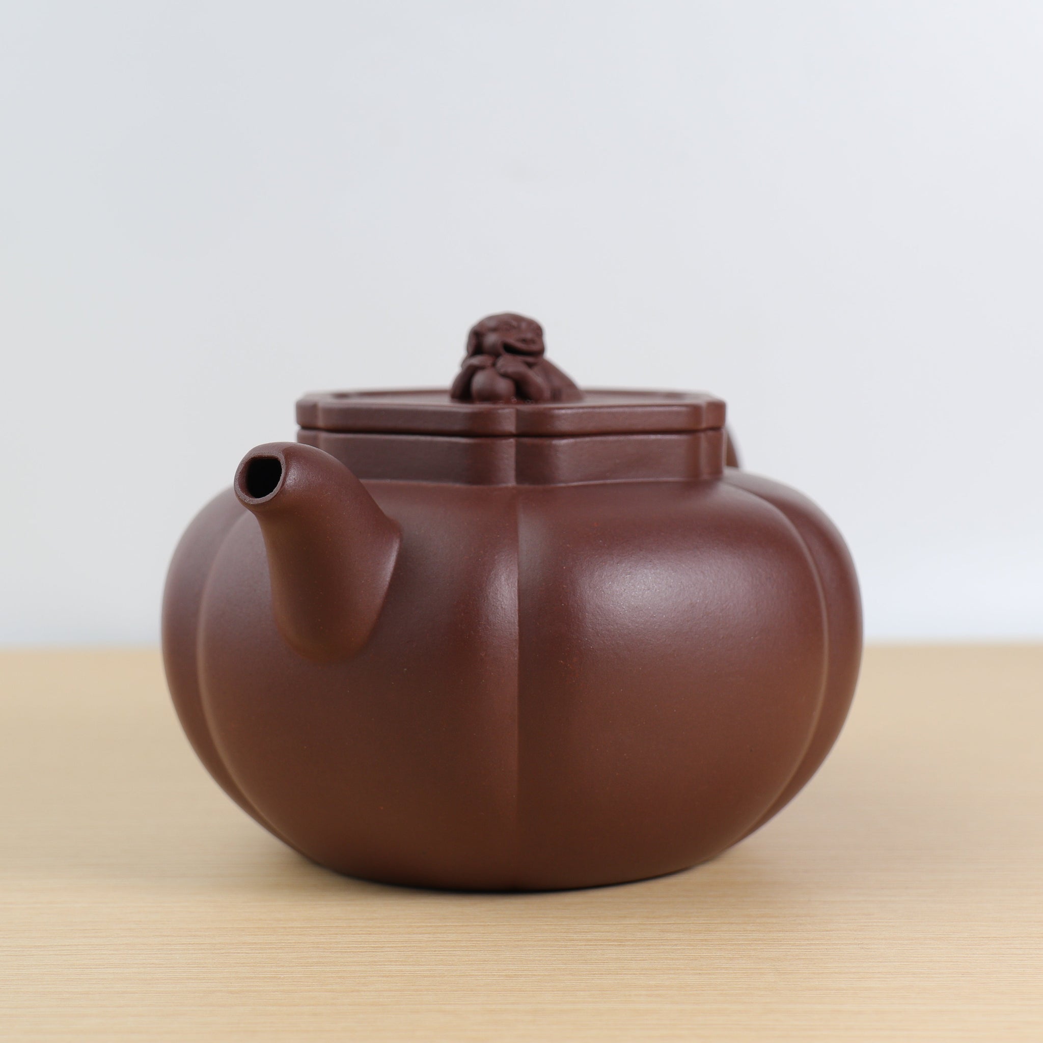 *Autumn Reward｜Buy one get five free* [Lion Ball Pot] Fully handmade original mineral purple clay rib pattern purple sand teapot