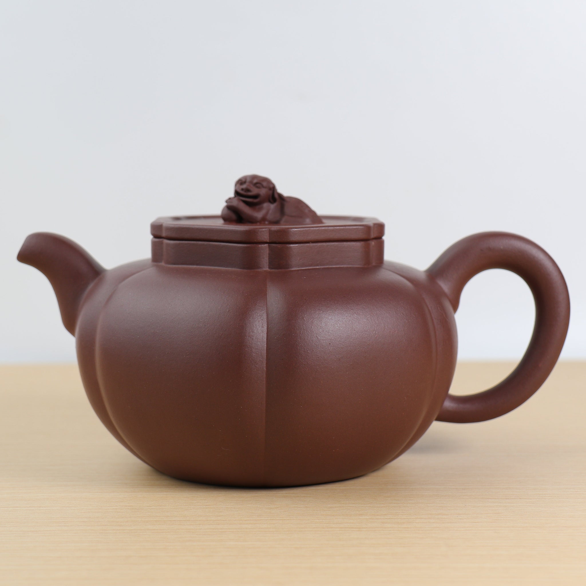 *Autumn Reward｜Buy one get five free* [Lion Ball Pot] Fully handmade original mineral purple clay rib pattern purple sand teapot