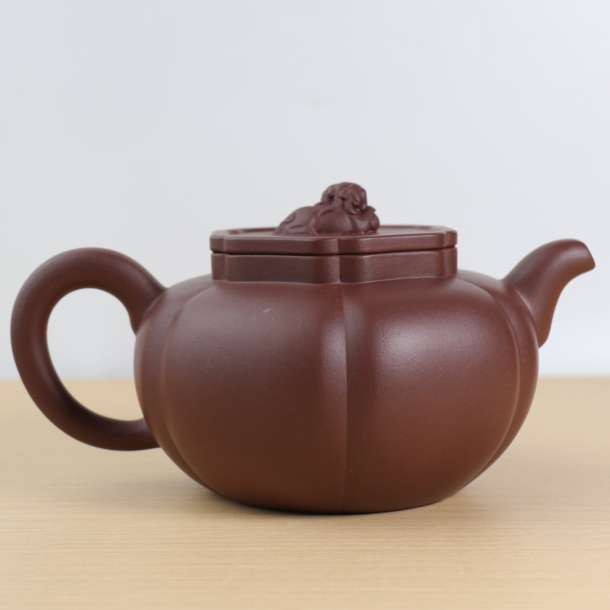 *Autumn Reward｜Buy one get five free* [Lion Ball Pot] Fully handmade original mineral purple clay rib pattern purple sand teapot