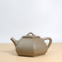 *Autumn Reward｜Buy one, get three free* [Six Square Stone Scoop] Green Gray Clay Classic Purple Clay Teapot