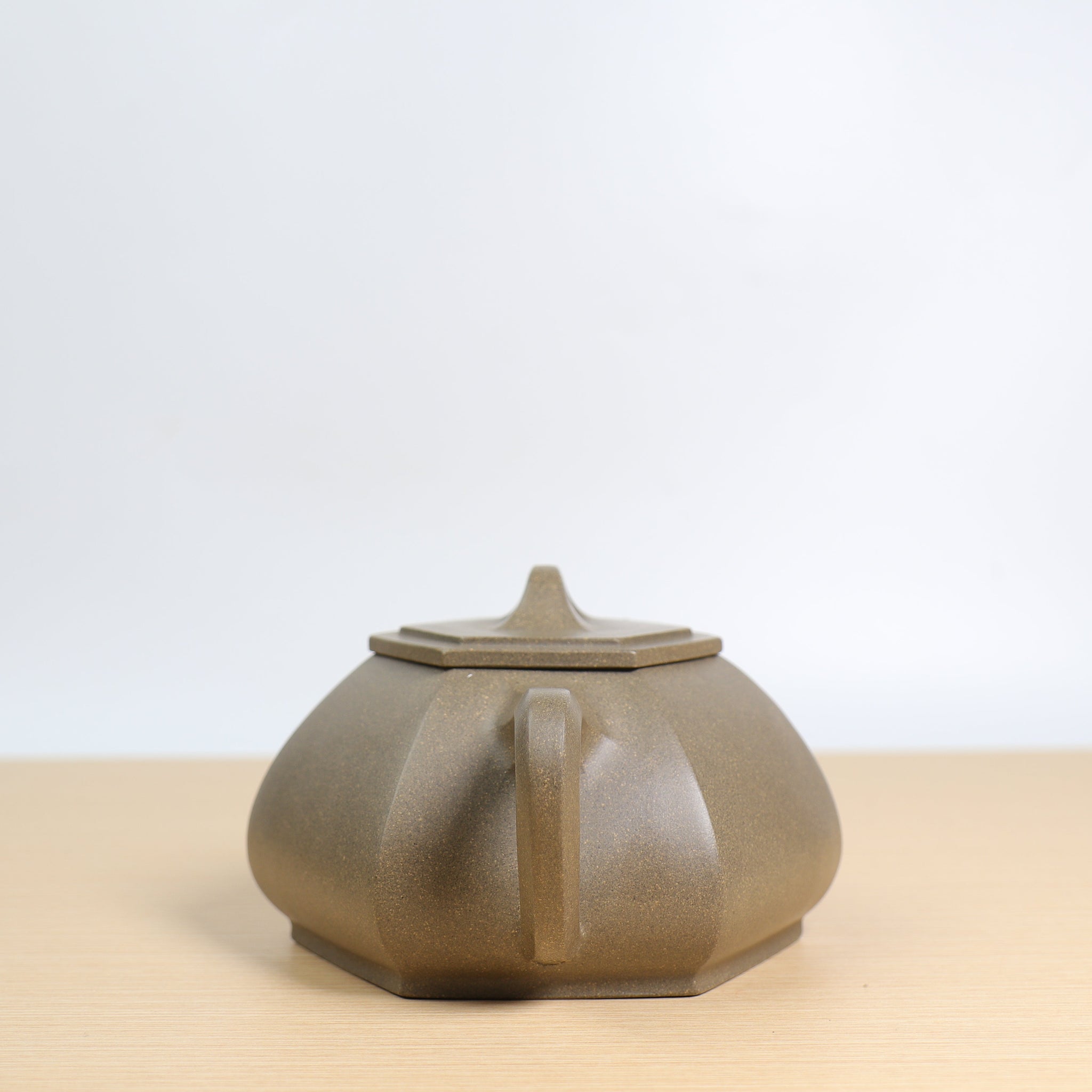 *Autumn Reward｜Buy one, get three free* [Six Square Stone Scoop] Green Gray Clay Classic Purple Clay Teapot