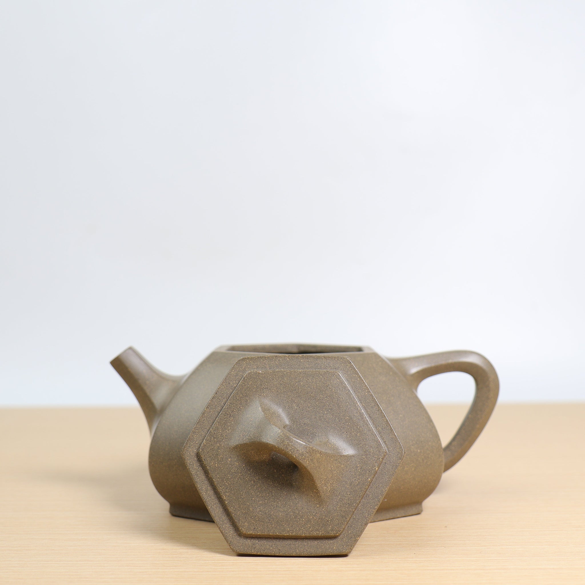 *Autumn Reward｜Buy one, get three free* [Six Square Stone Scoop] Green Gray Clay Classic Purple Clay Teapot