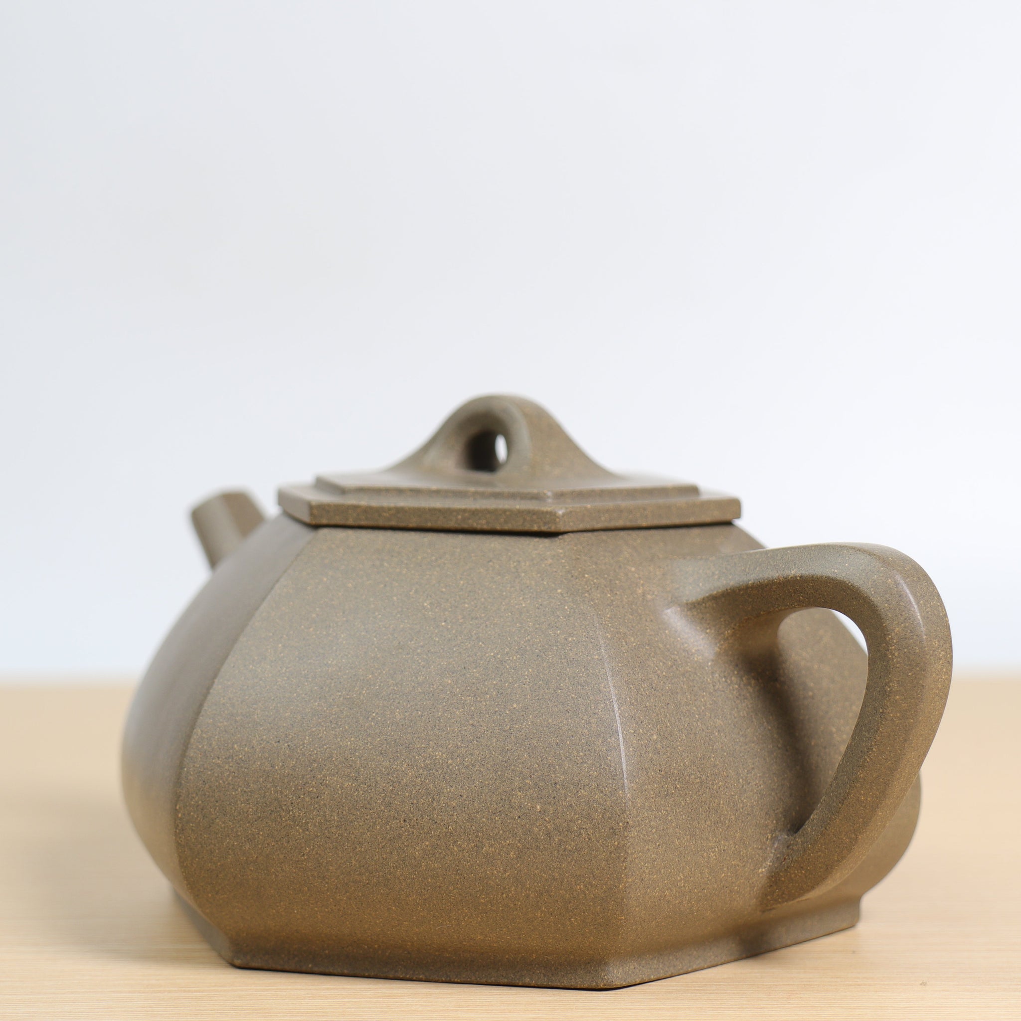 *Autumn Reward｜Buy one, get three free* [Six Square Stone Scoop] Green Gray Clay Classic Purple Clay Teapot